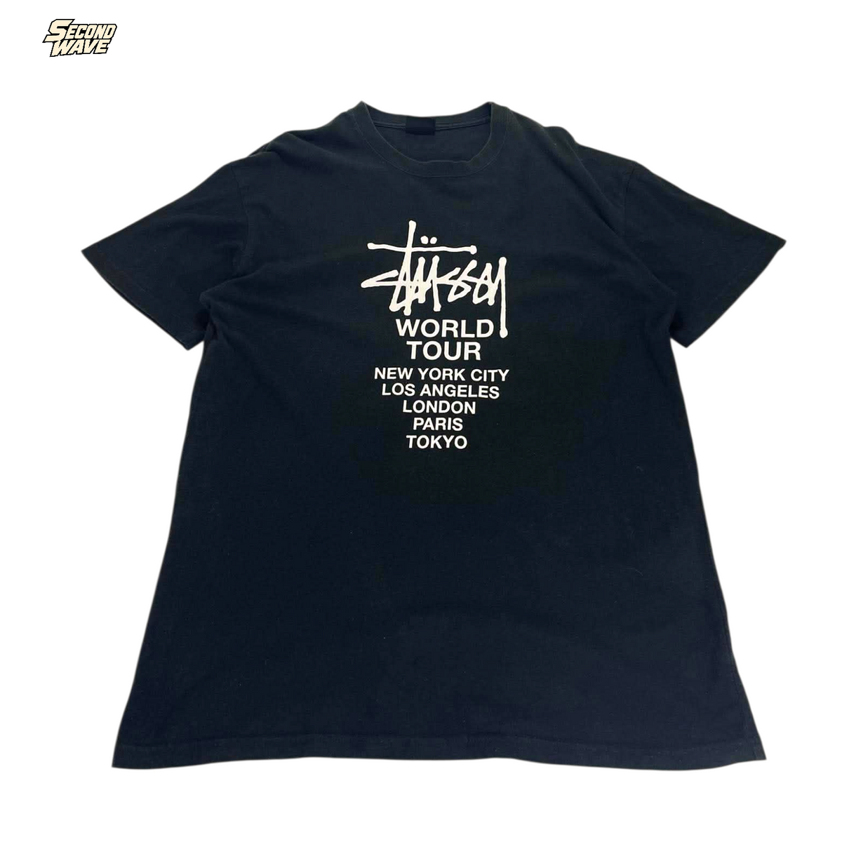 STÜSSY WORLD TOUR SHIRT (M)