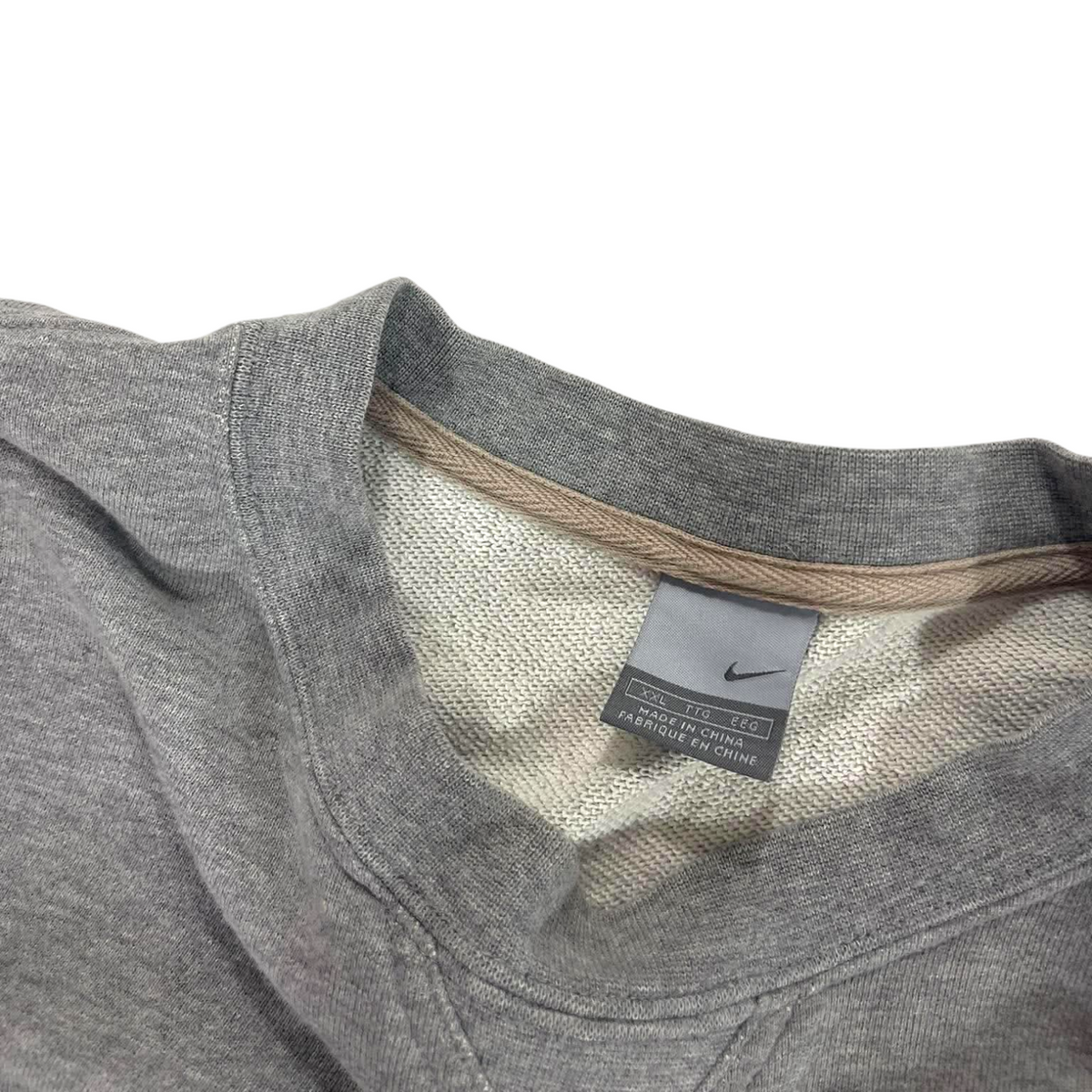VINTAGE NIKE GRAY CREWNECK (BEST FIT LARGE)