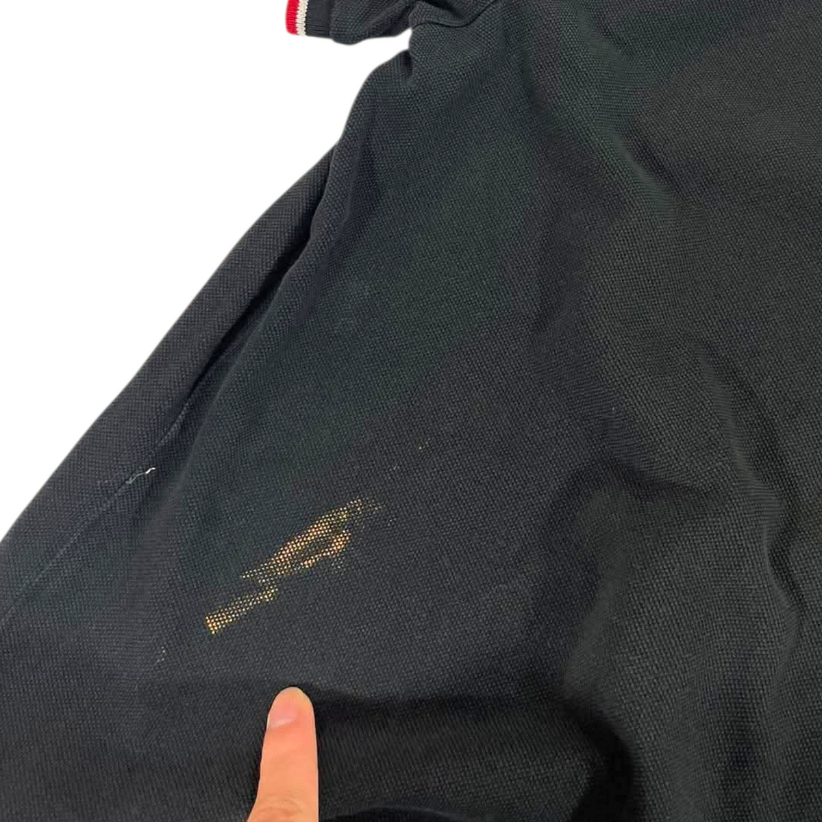 POLO RALPH LAUREN BLACK POLO SHIRT (BEST FIT L)