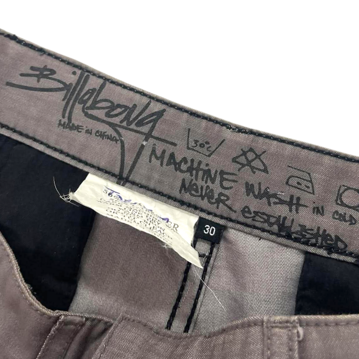 BILLABONG GRAY BAGGY JORTS (30)