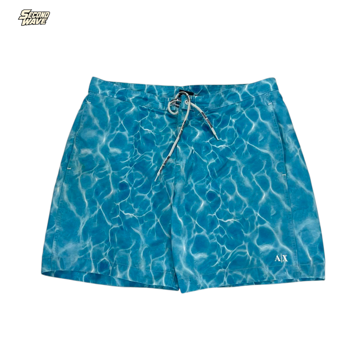 ARMANI EXCHANGE BLUE BOARD SHORT (L (36'))