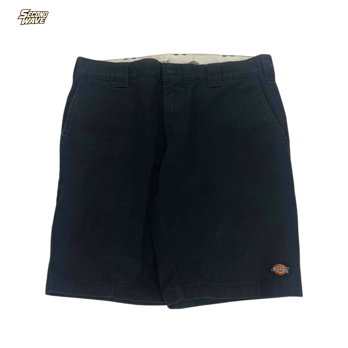 DICKIES SLIM FIT BLACK SHORTS (36)