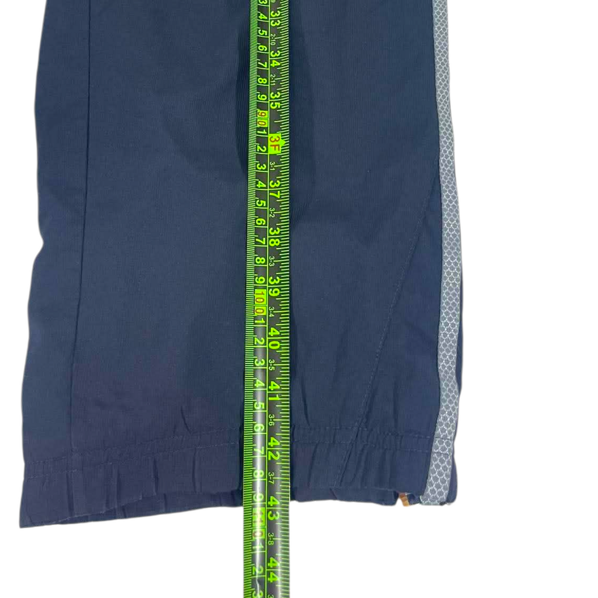 ADIDAS NAVY BLUE BAGGY TRACK PANTS¹ (L)