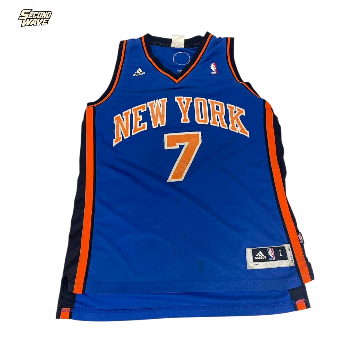 ADIDAS KNICKS CARMELO ANTHONY JERSEY (L)
