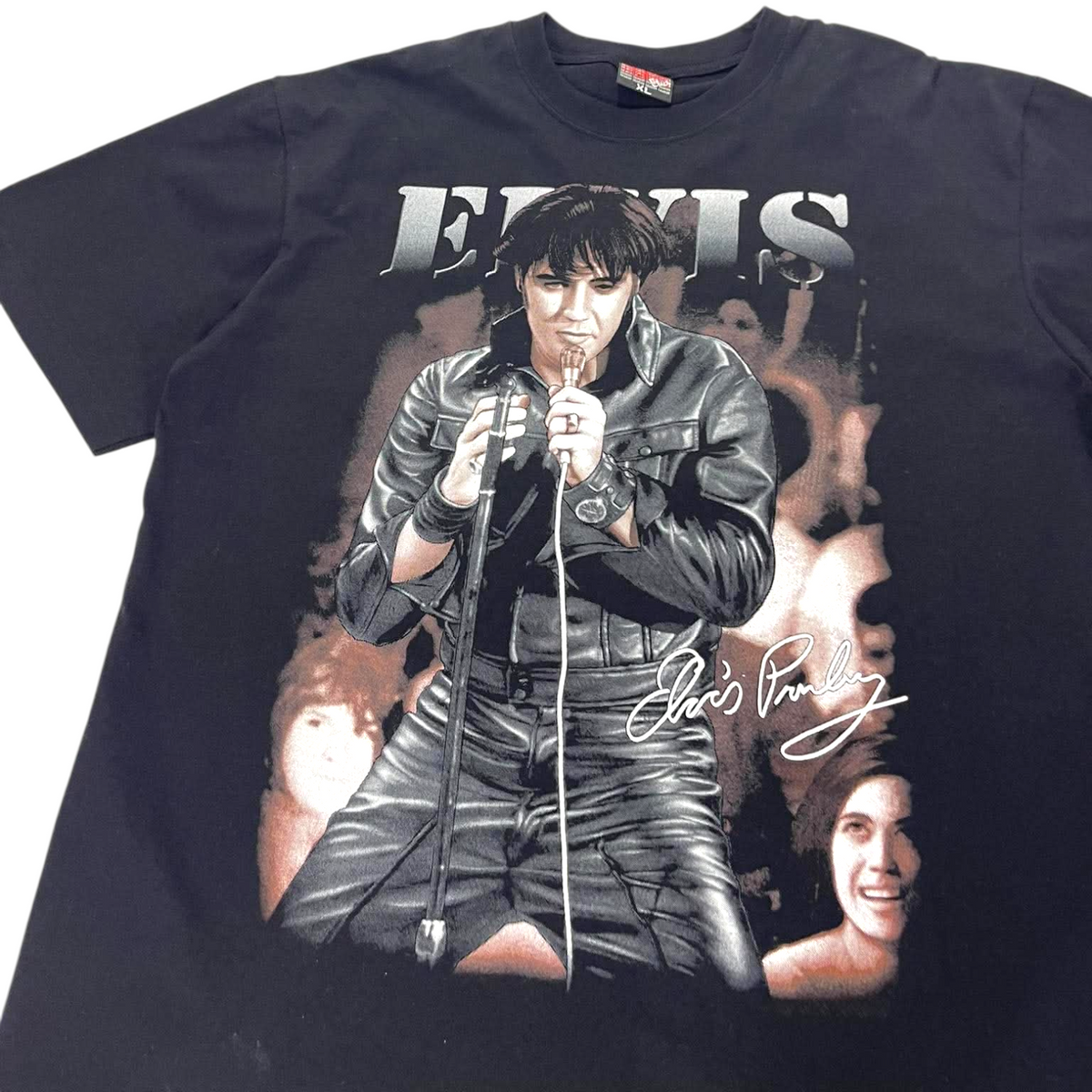 ELVIS PRESLEY BLACK GRAPHIC TEE (XL)