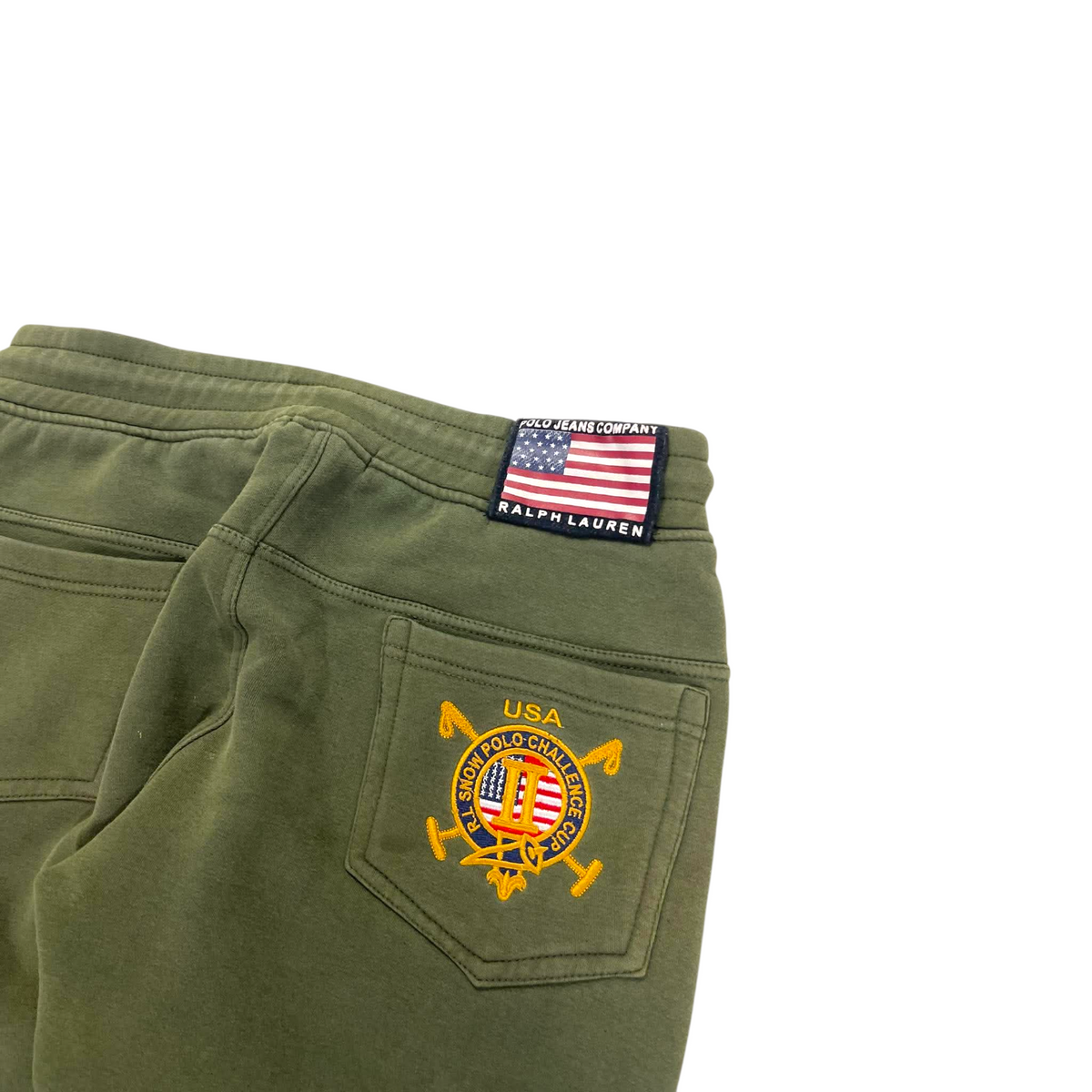 POLO RALPH LAUREN GREEN SWEATPANTS (M - L)