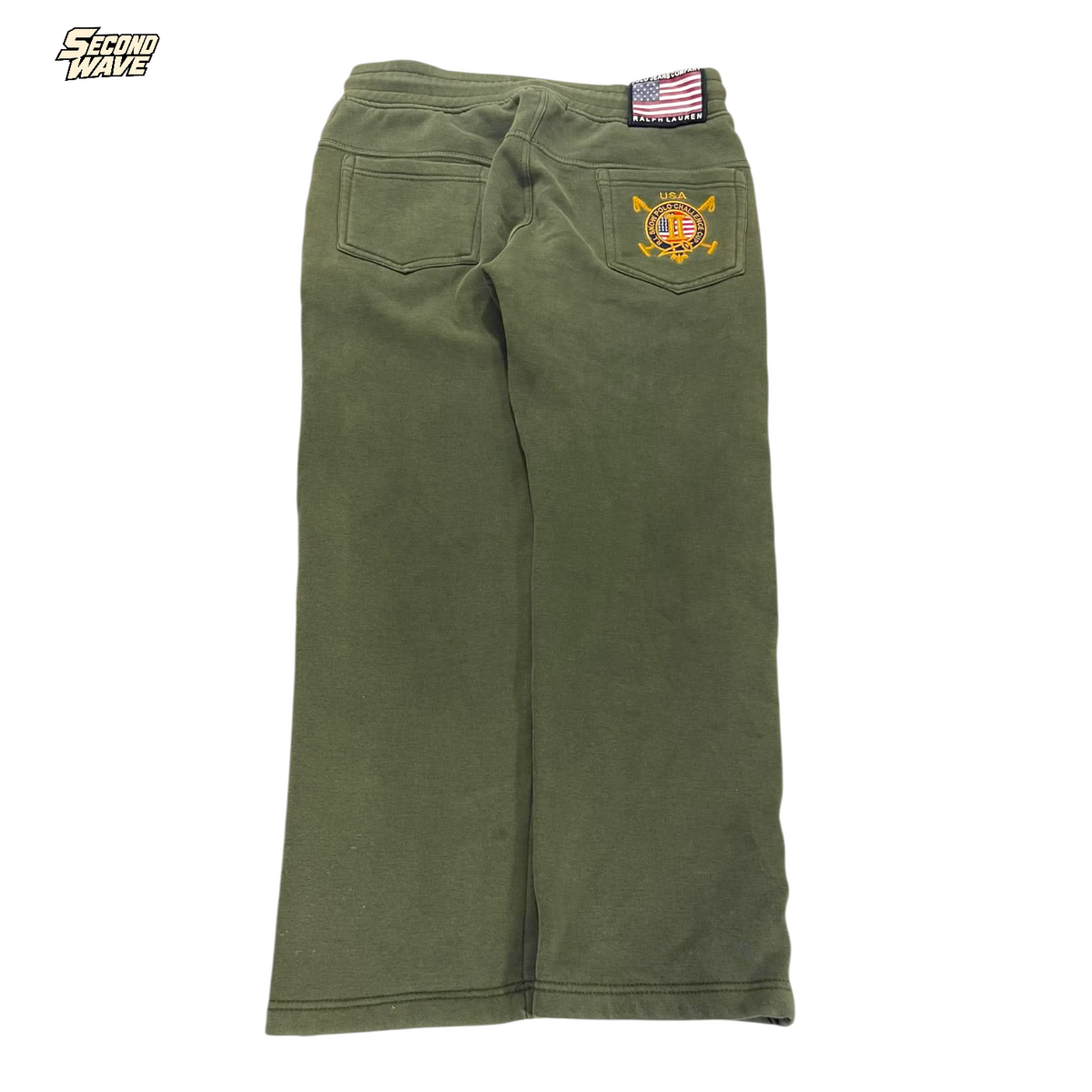 POLO RALPH LAUREN GREEN SWEATPANTS (M - L)