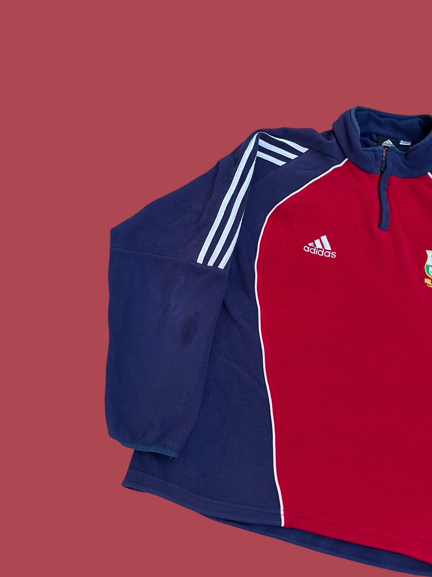 VINTAGE ADIDAS QUARTERZIP FLEECE (M/L)