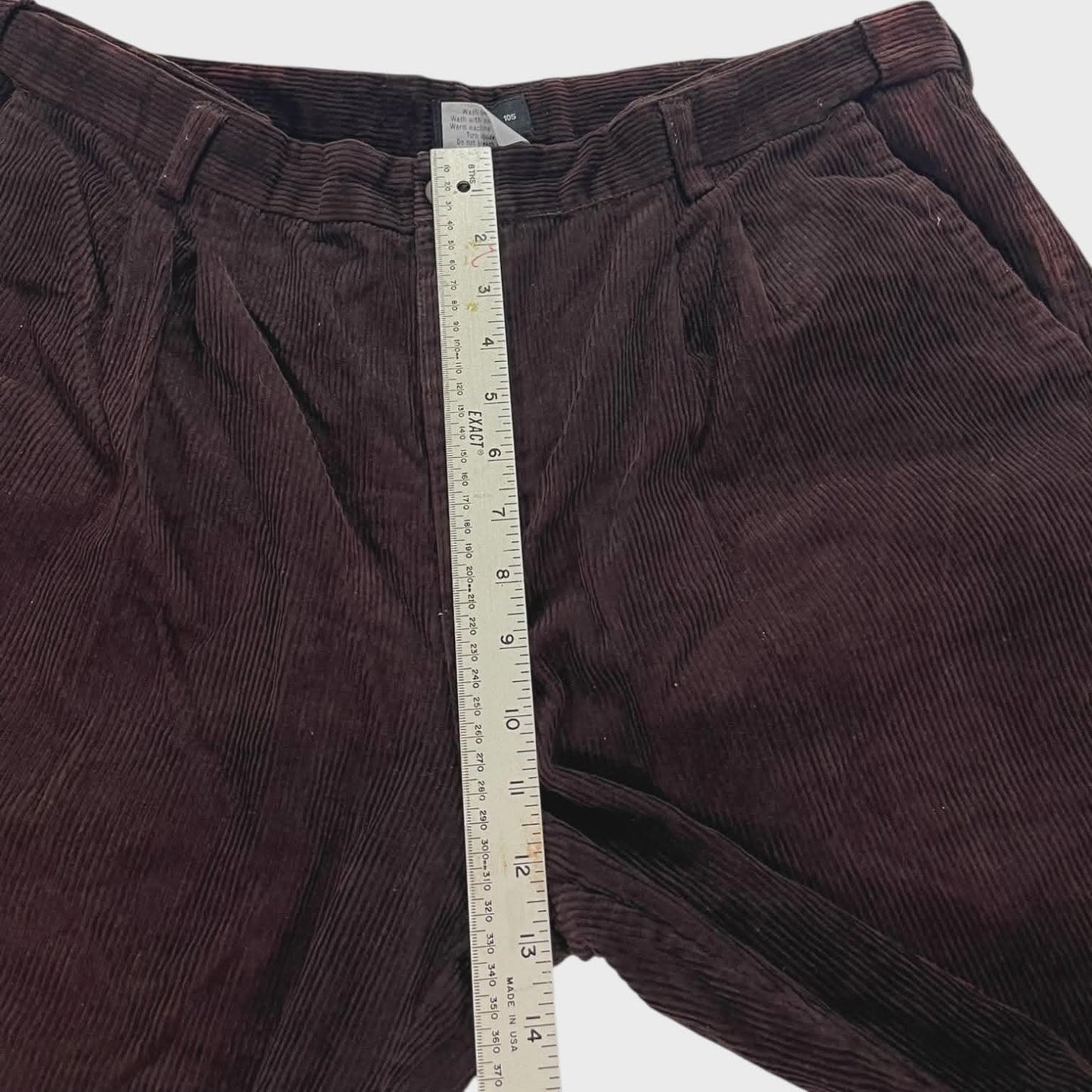 CHISEL CORDUROY TROUSERS WITH A RELAXED FIT (38)