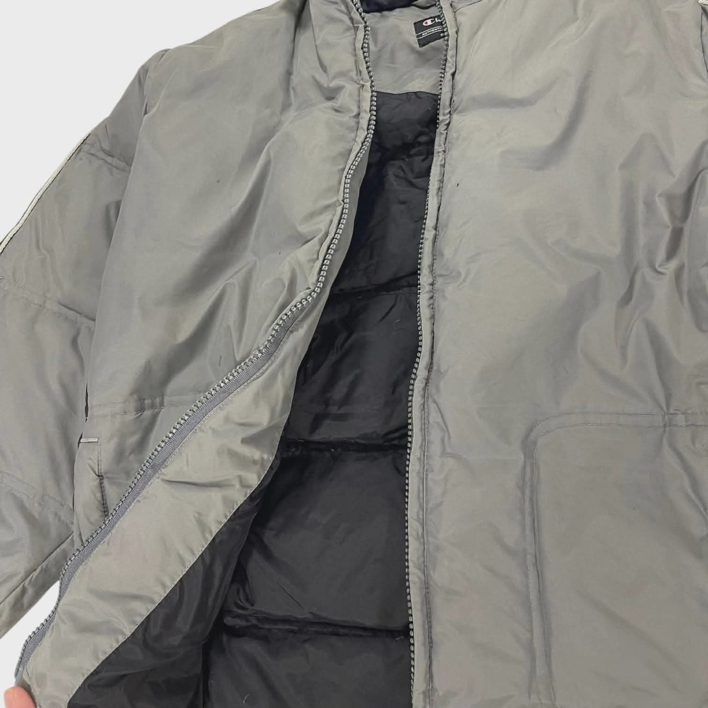 CHAMPION GREY PUFFER JACKET (S)
