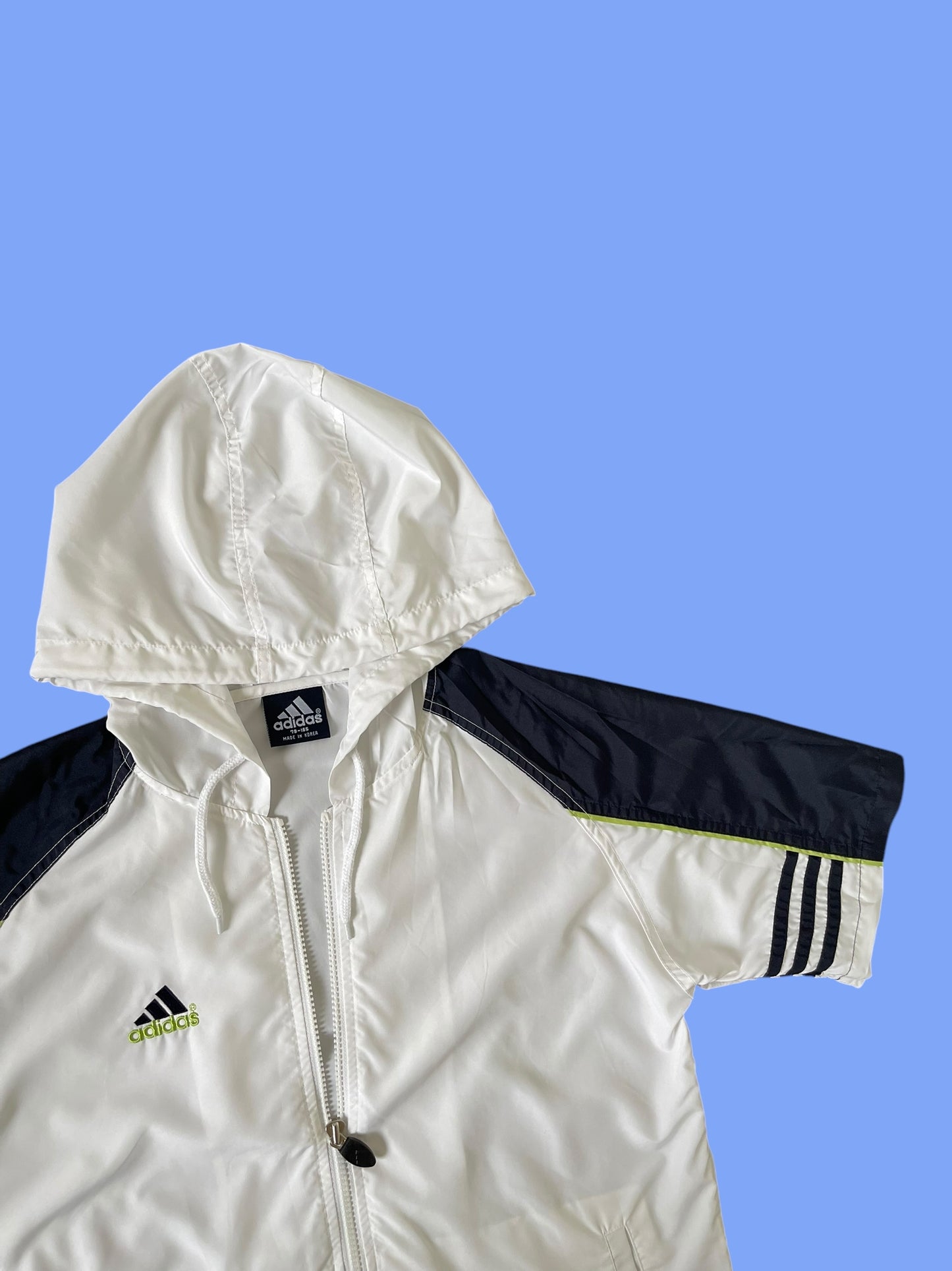 VINTAGE ADIDAS HOODED ZIP (M)