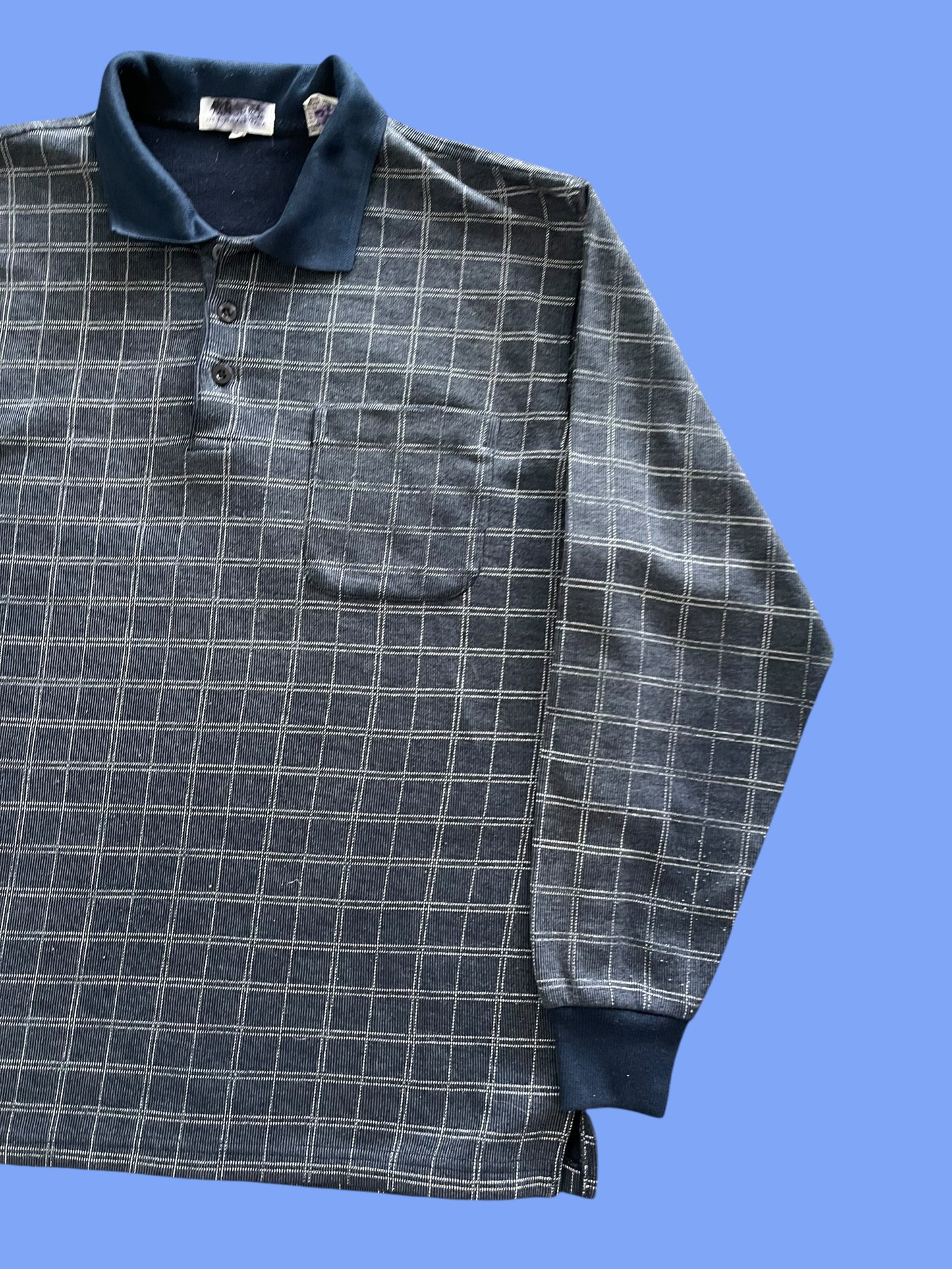 VINTAGE MAURIO MADE IN AUS LONGSLEEVE POLO (M)