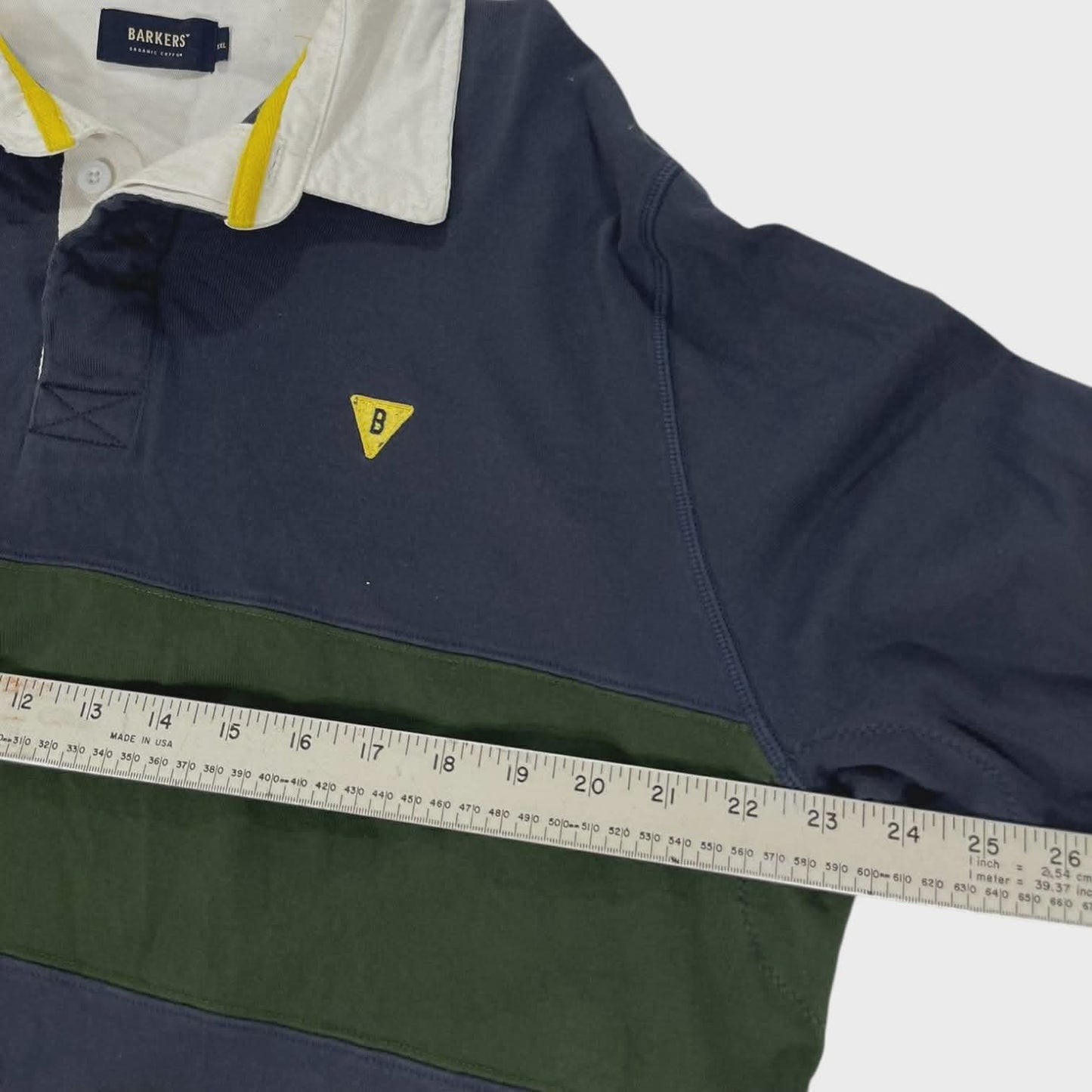 BARKERS RUGBY LONG SLEEVE SHIRT (L)