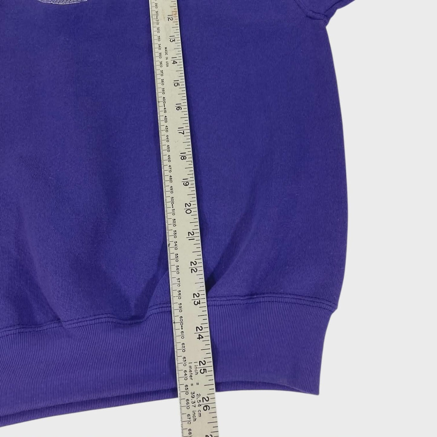 VINTAGE LEE PURPLE LOS ANGELES LAKERS CREWNECK SWEATSHIRT (M)