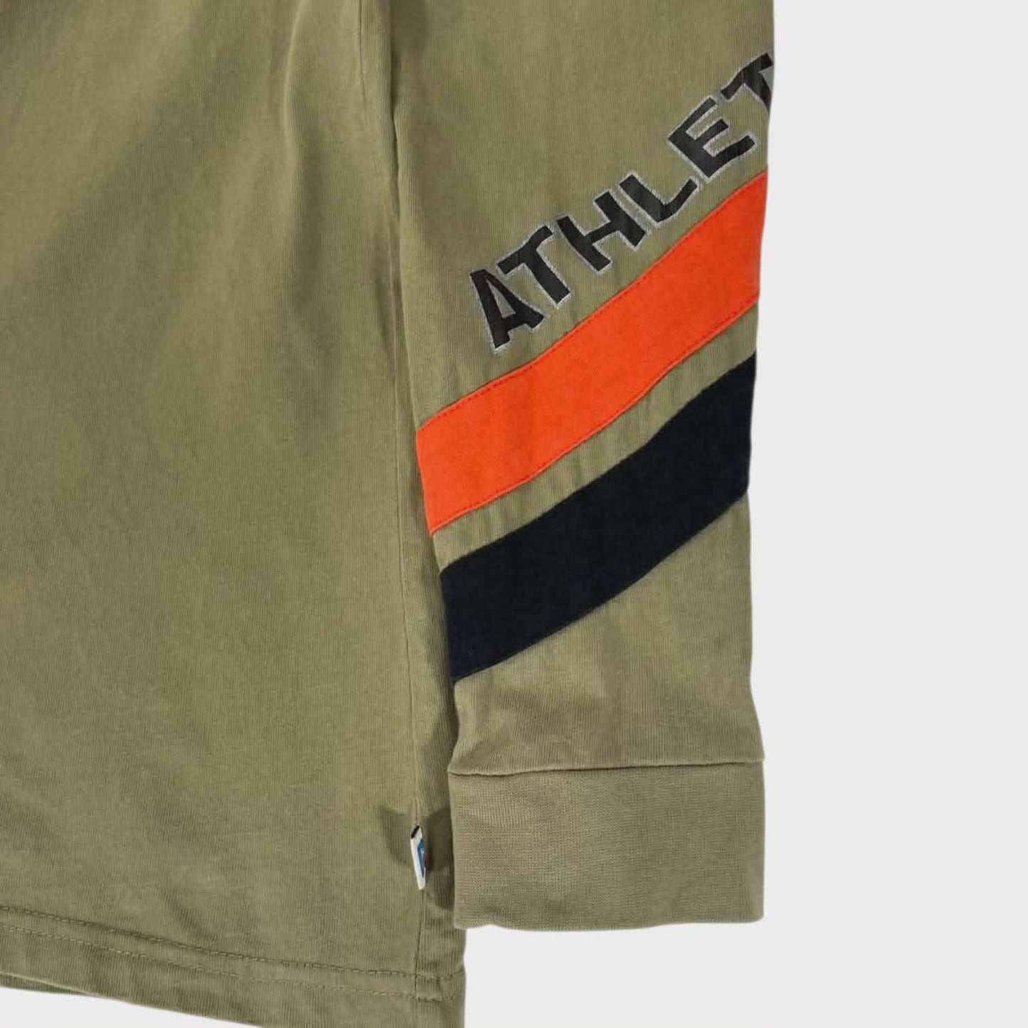 VINTAGE RUSSELL ATHLETIC KHAKI LONG SLEEVE (XL)