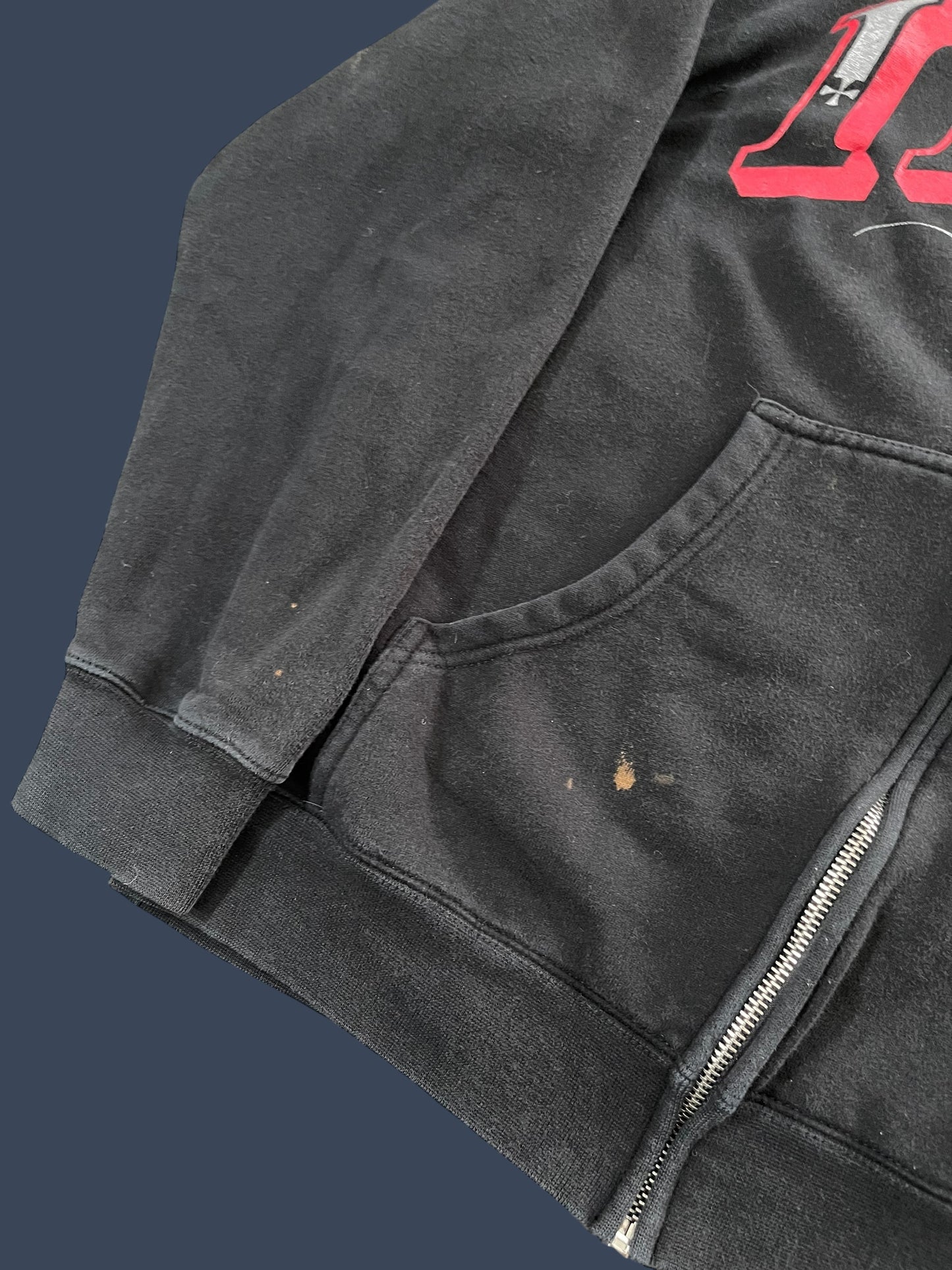 VINTAGE INDY FULL ZIP HOODIE (S-M)