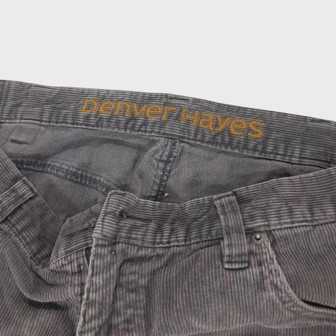 DENVER HAYES GREY CORDUROY PANTS (38)