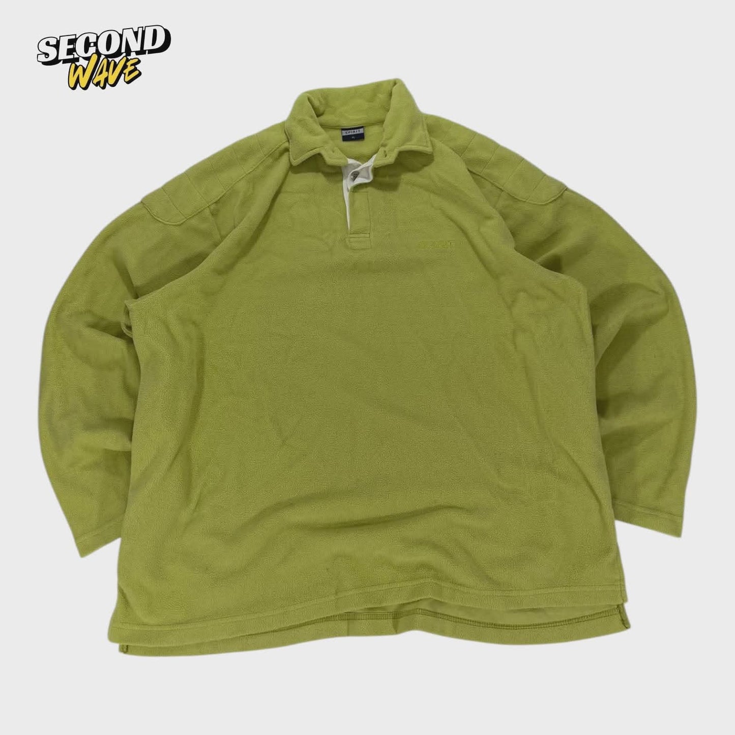SPIRIT GREEN FLEECE RUGBY SHIRT (XL)