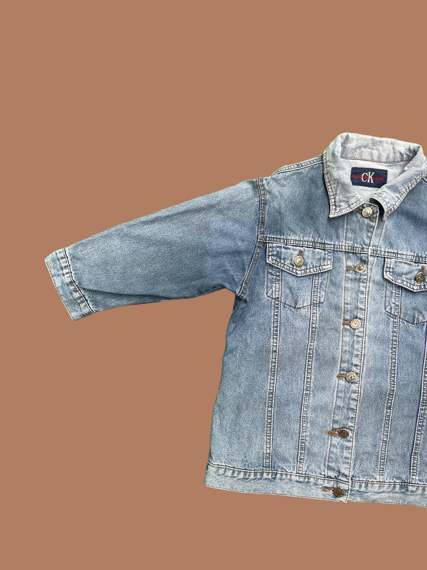 VINTAGE CK DENIM JACKET (S)