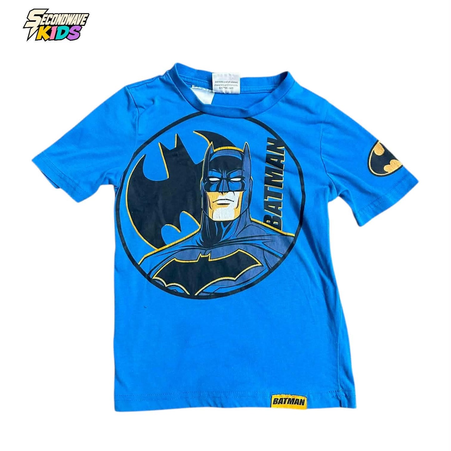 BATMAN BLUE COTTON T-SHIRT (5 YRS)