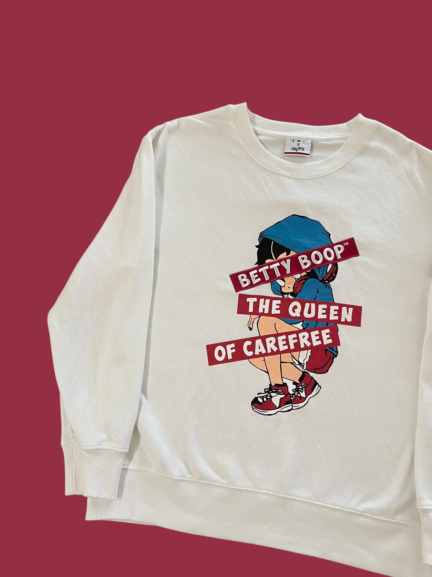 VINTAGE BETTY BOOP CREWNECK (M TO L)