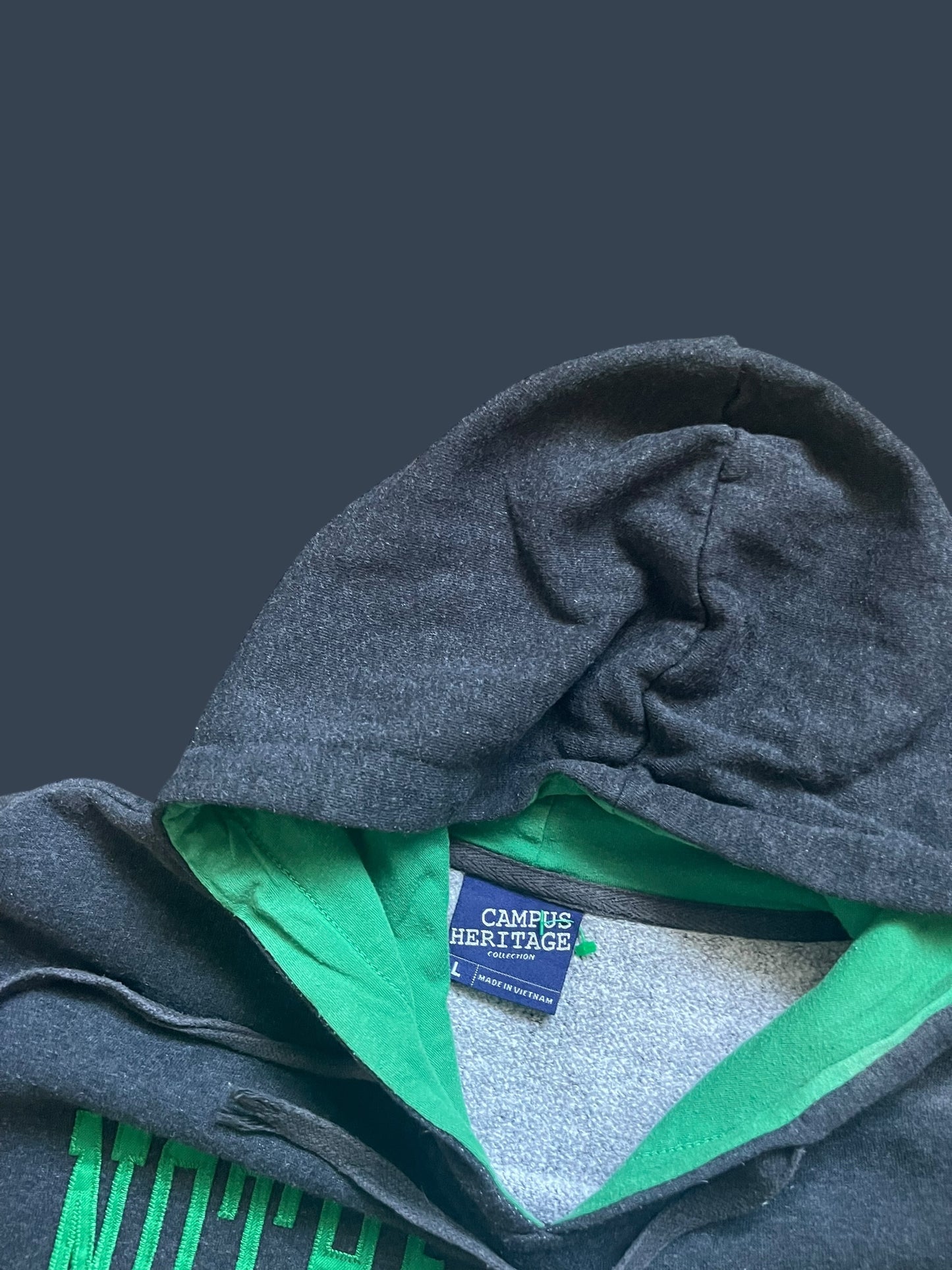 VINTAGE NOTRE DAME HOODIE (L)