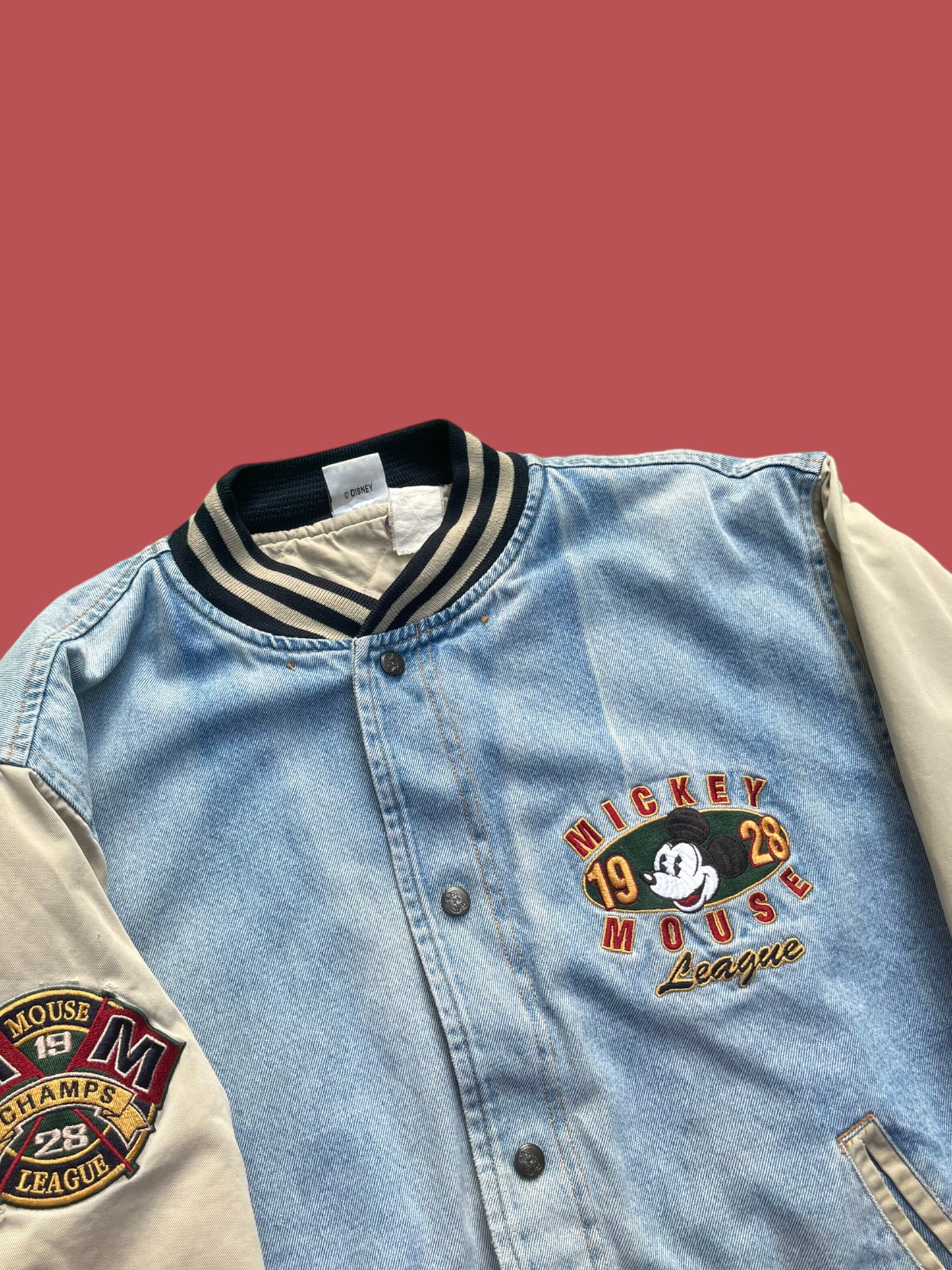 VINTAGE MICKEY DENIM JACKET (M)