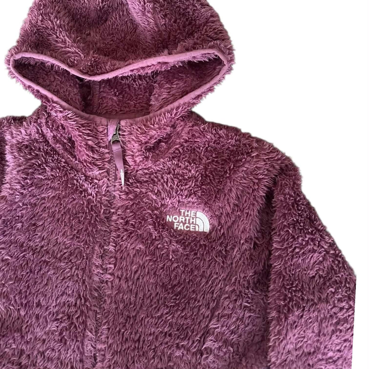 THE NORTH FACE PINK FLEECE JACKET (10-12 YEARS)