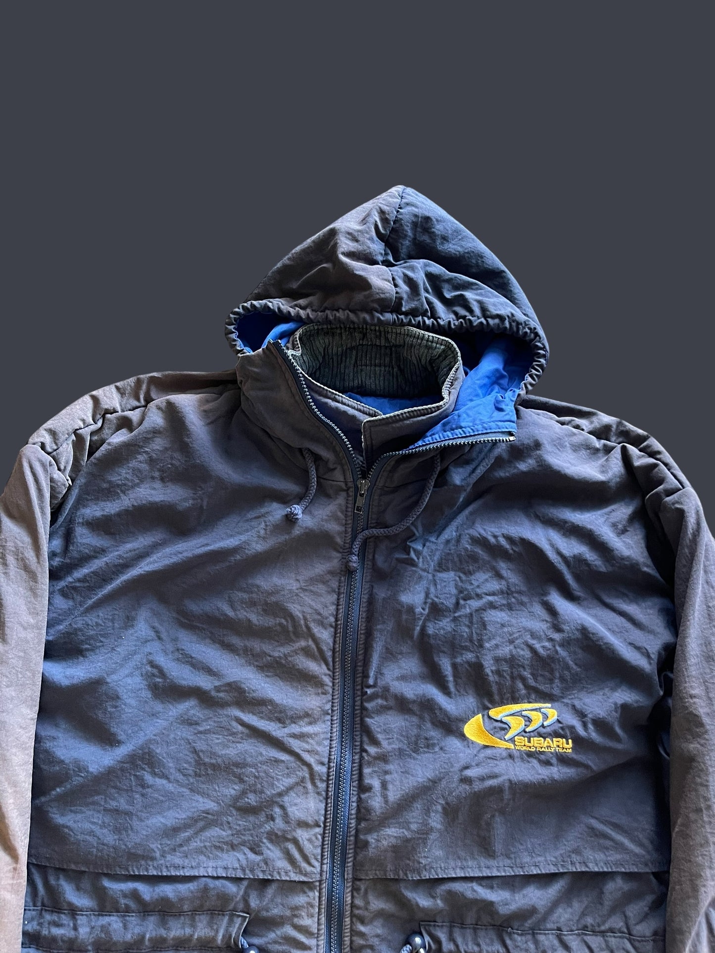 SICK VINTAGE FADING DISCOLOUR SUBARU JACKET (XL)