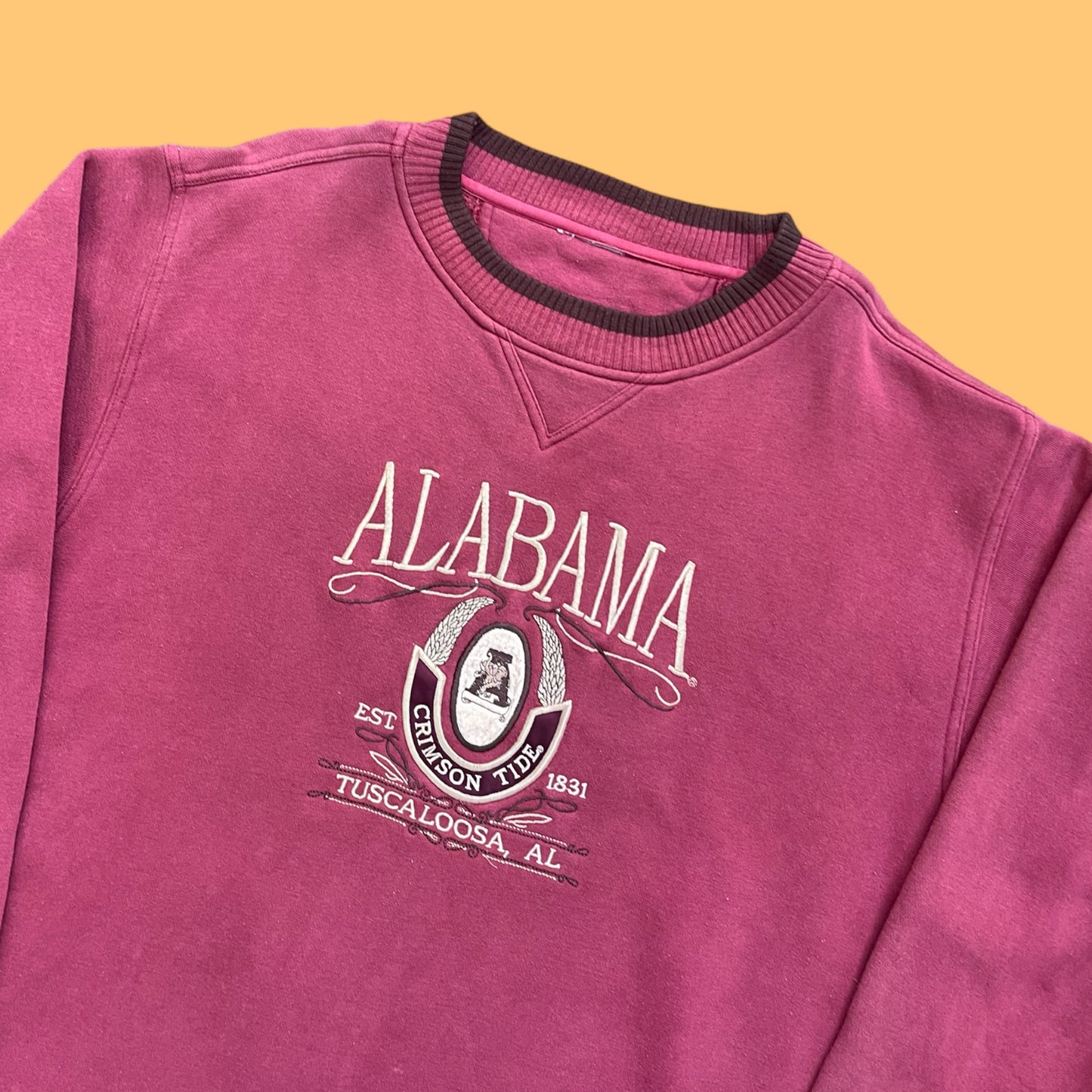 VINTAGE ALABAMA EMBROIDERED CREWNECK (L)