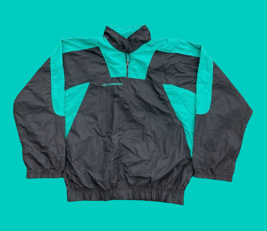 VINTAGE UMBRO QUARTERZIP WINDBREAKER (L)
