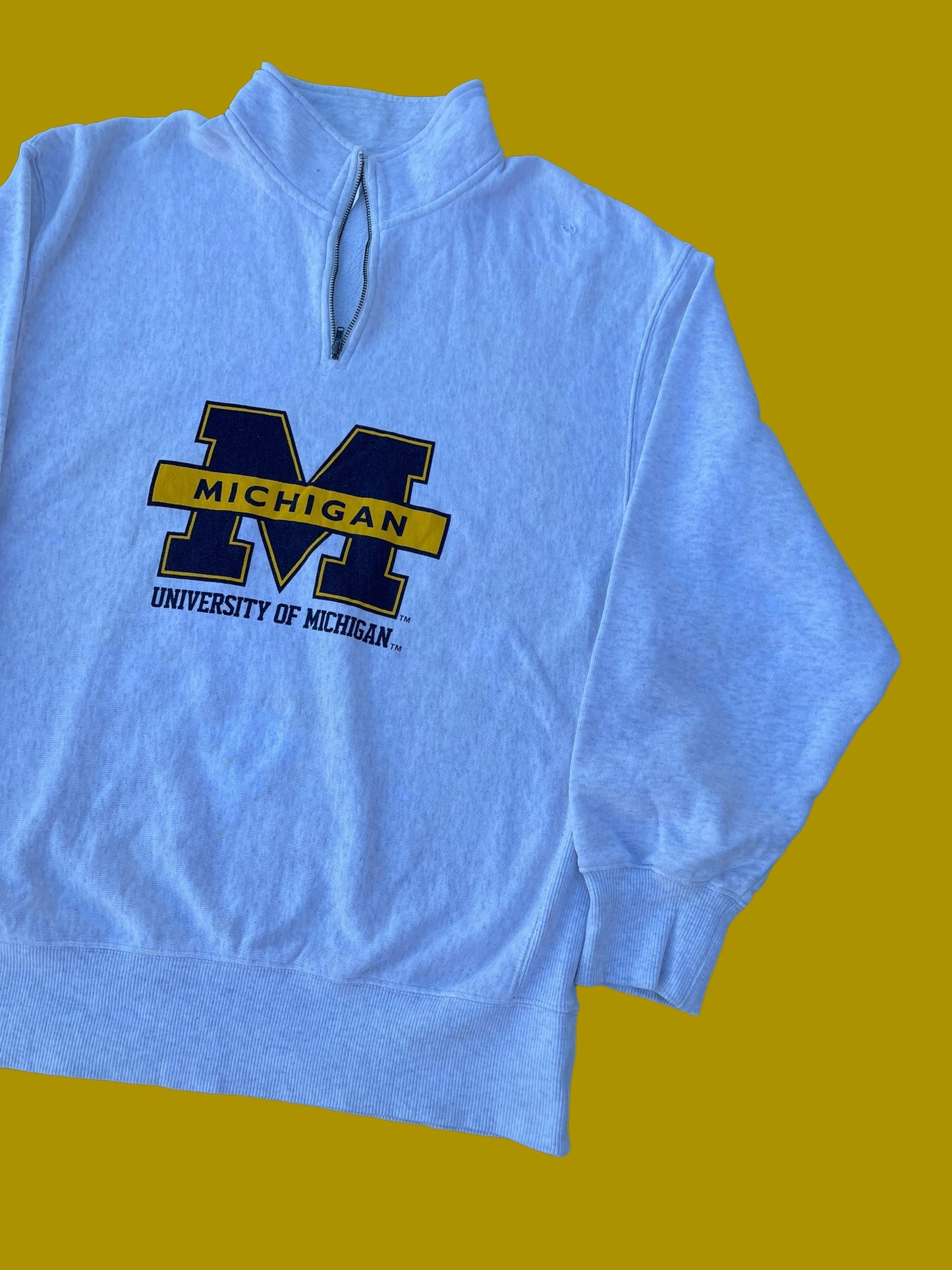 VINTAGE MICHIGAN QUARTERZIP (L)