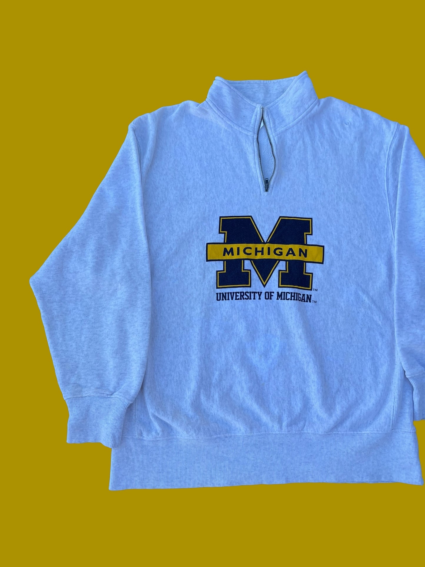 VINTAGE MICHIGAN QUARTERZIP (L)