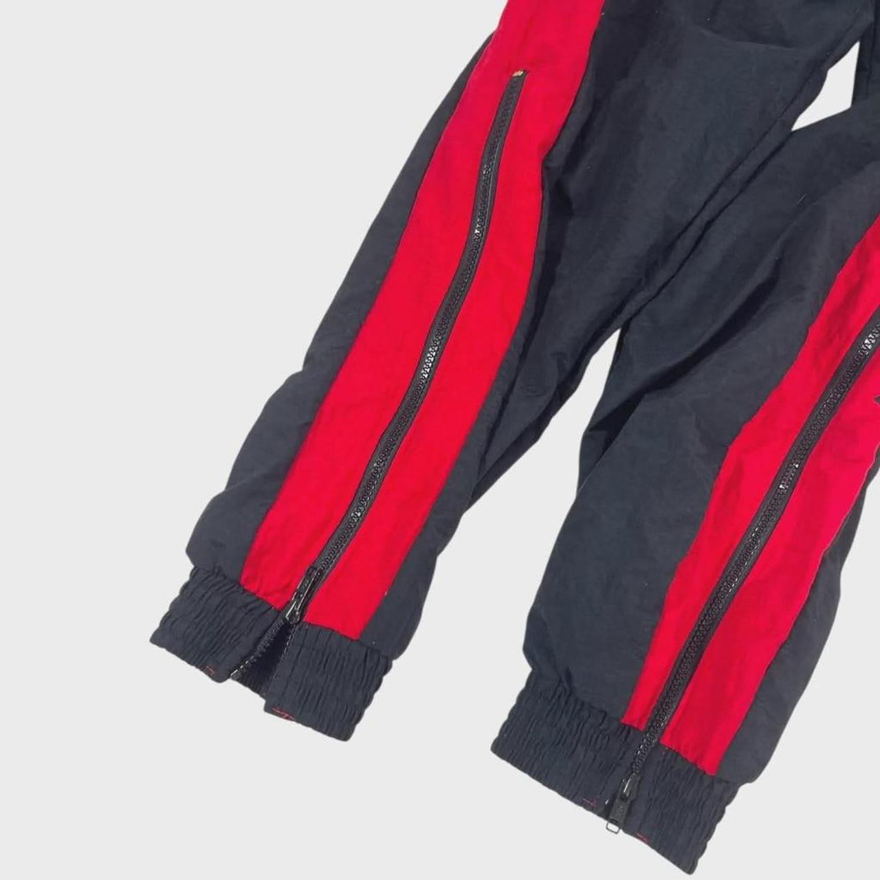 90s CANTERBURY OF NEW ZEALAND NAVY TRACK PANTS (S)