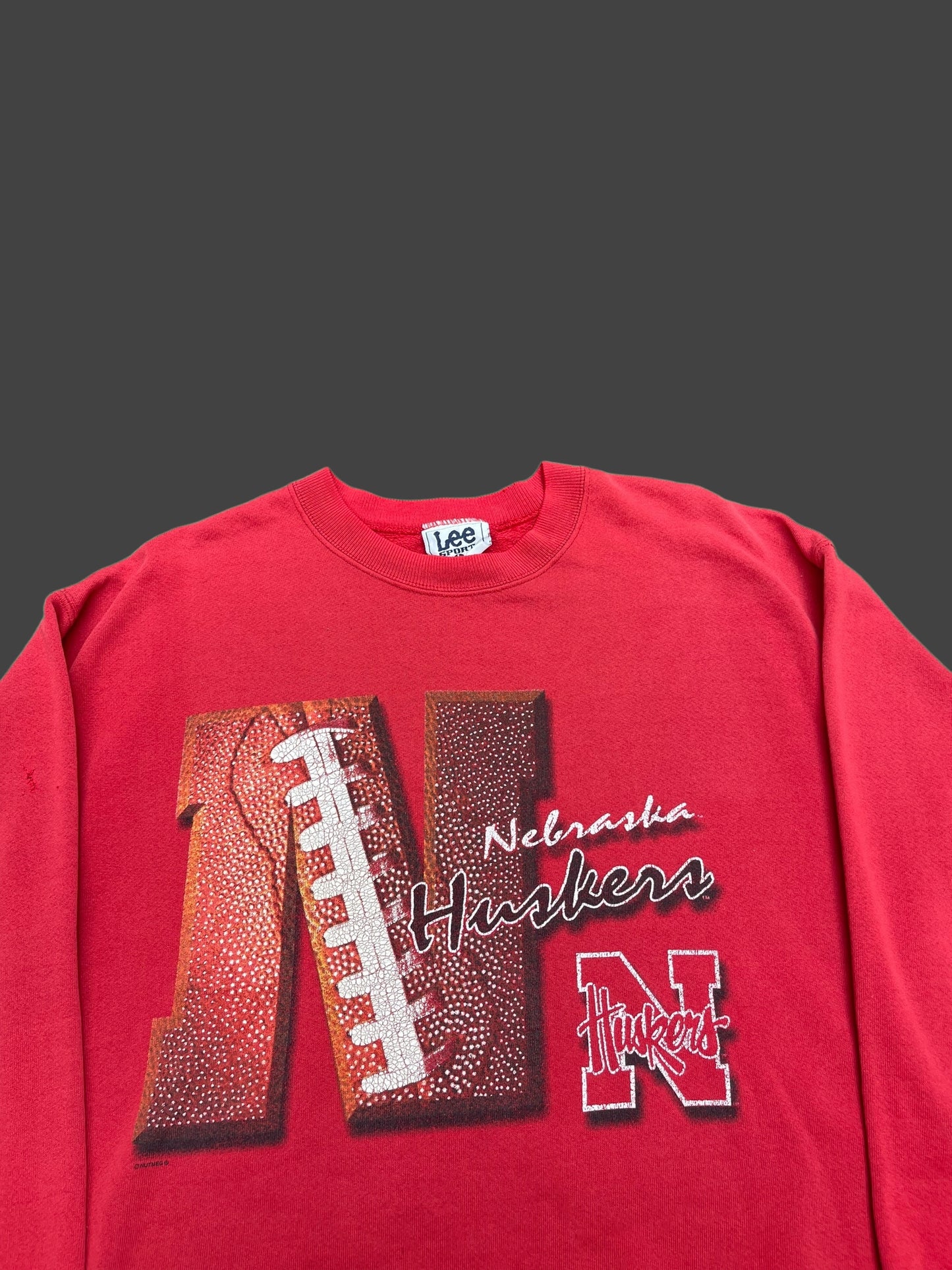 VINTAGE NEBRASKA HUSKERS CREWNECK (L)