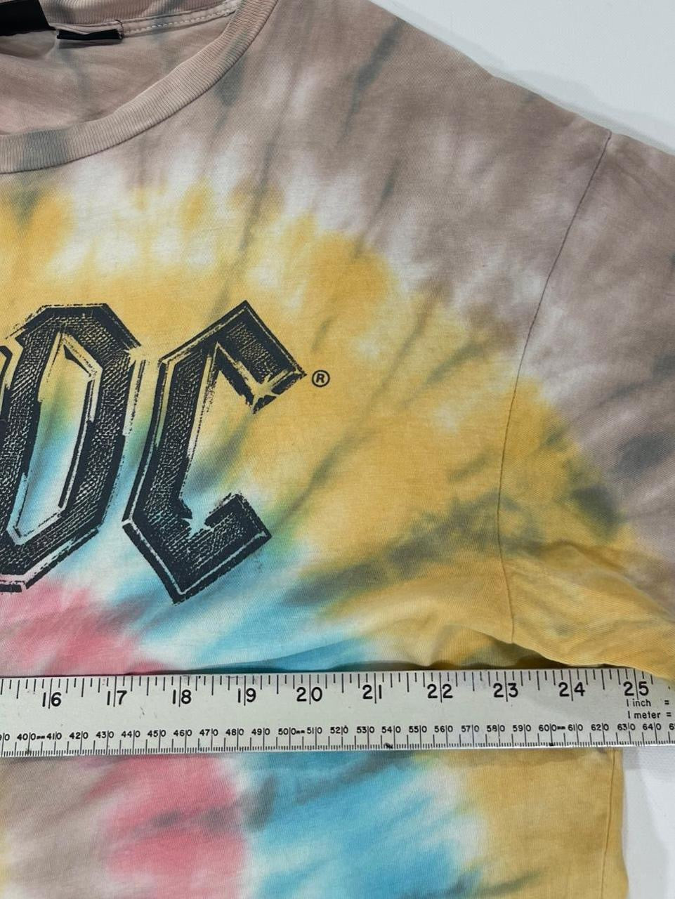 AC/DC TIE-DYE BAND TEE (XL)