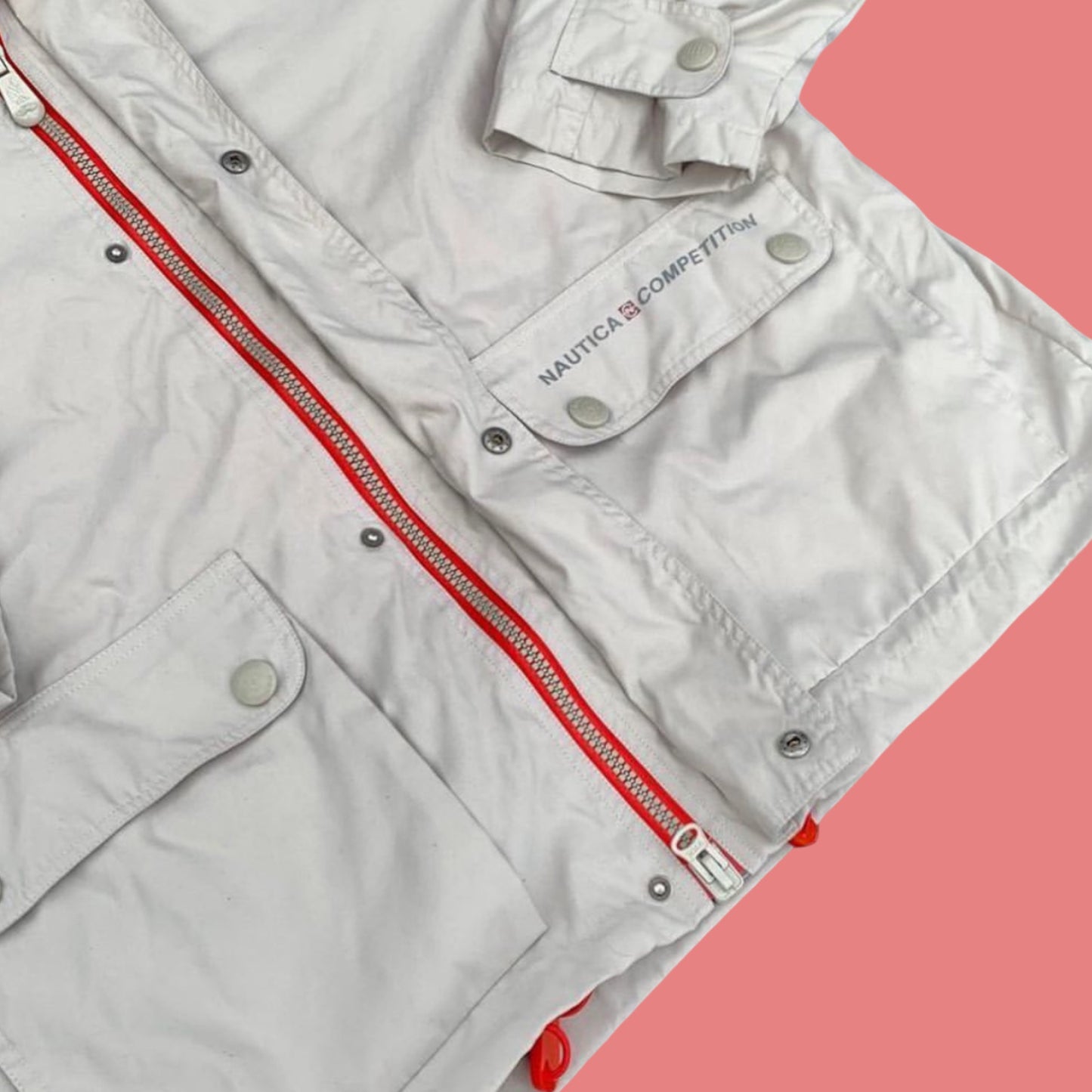 VINTAGE NAUTICA JACKET - with hood (L)