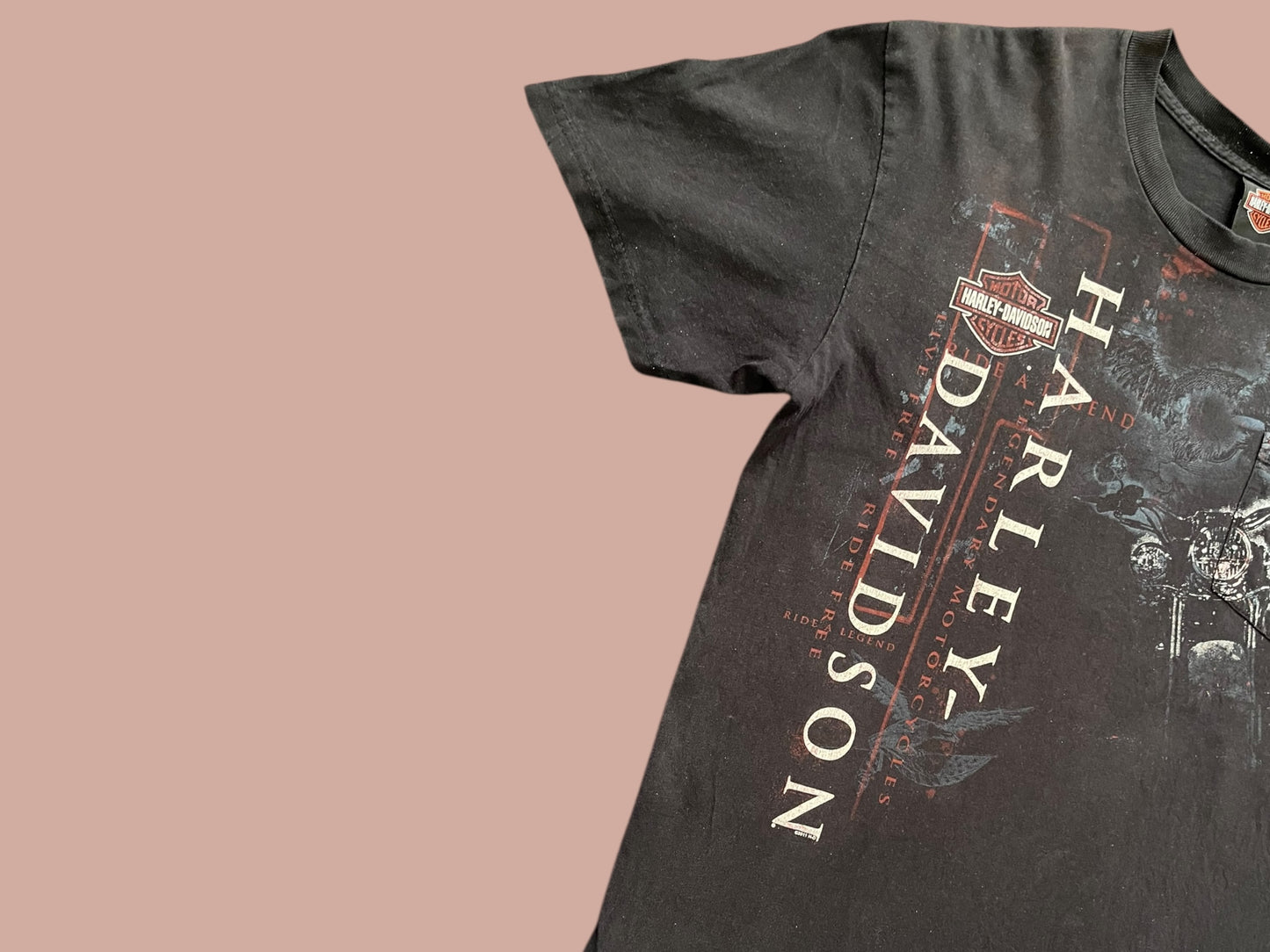 HARLEY DAVIDSON POCKET SHIRT (L)