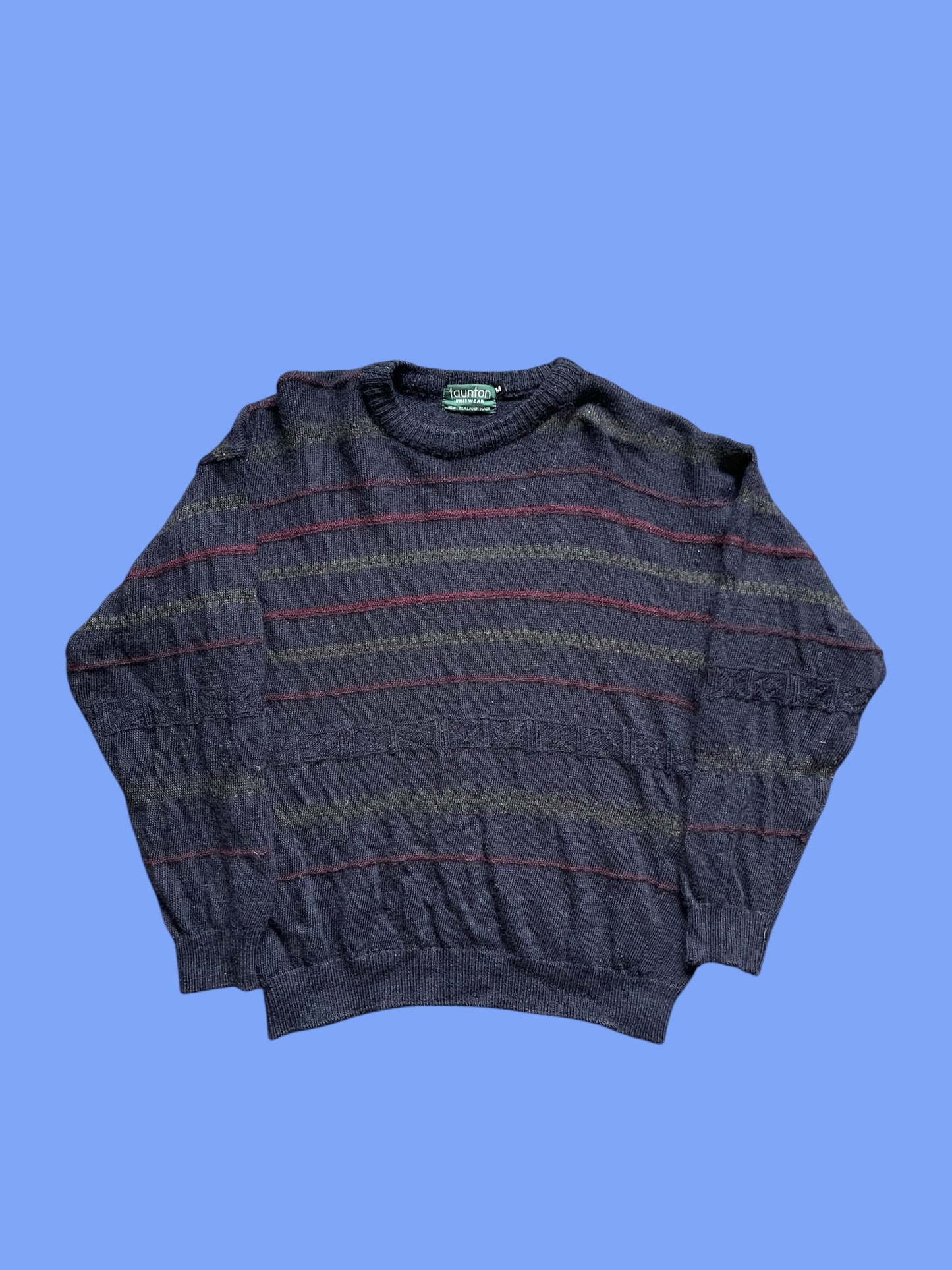 TAUNTON 100% WOOL SWEATER (M)