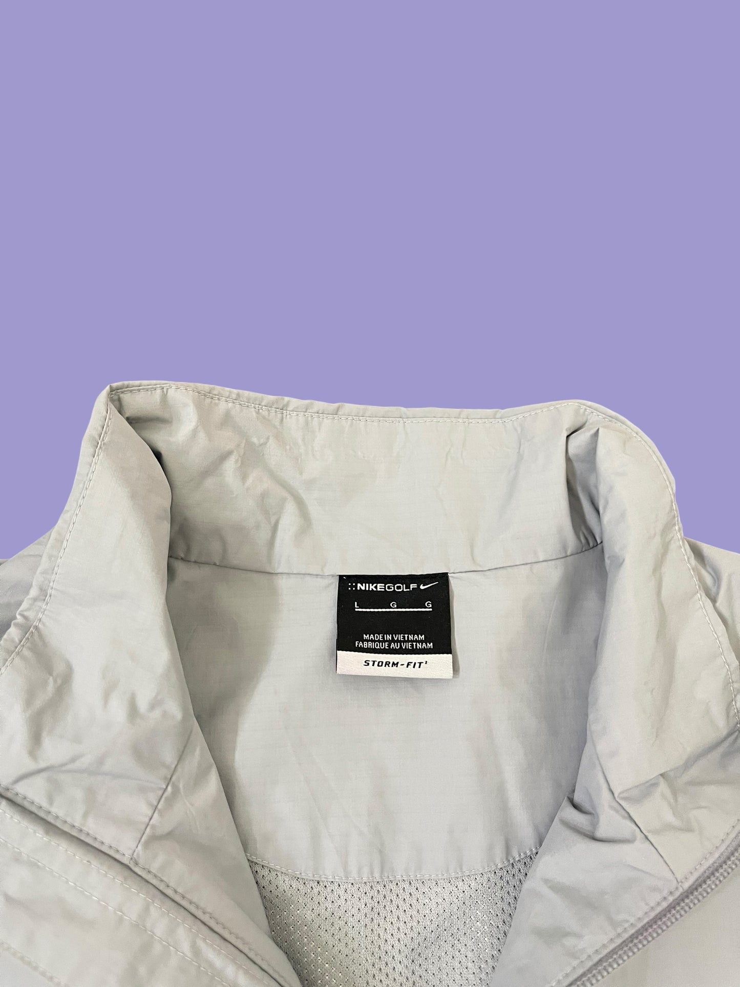 2 in 1 VINTAGE NIKE GOLF SHIRT / JACKET DETACHABLE (L)