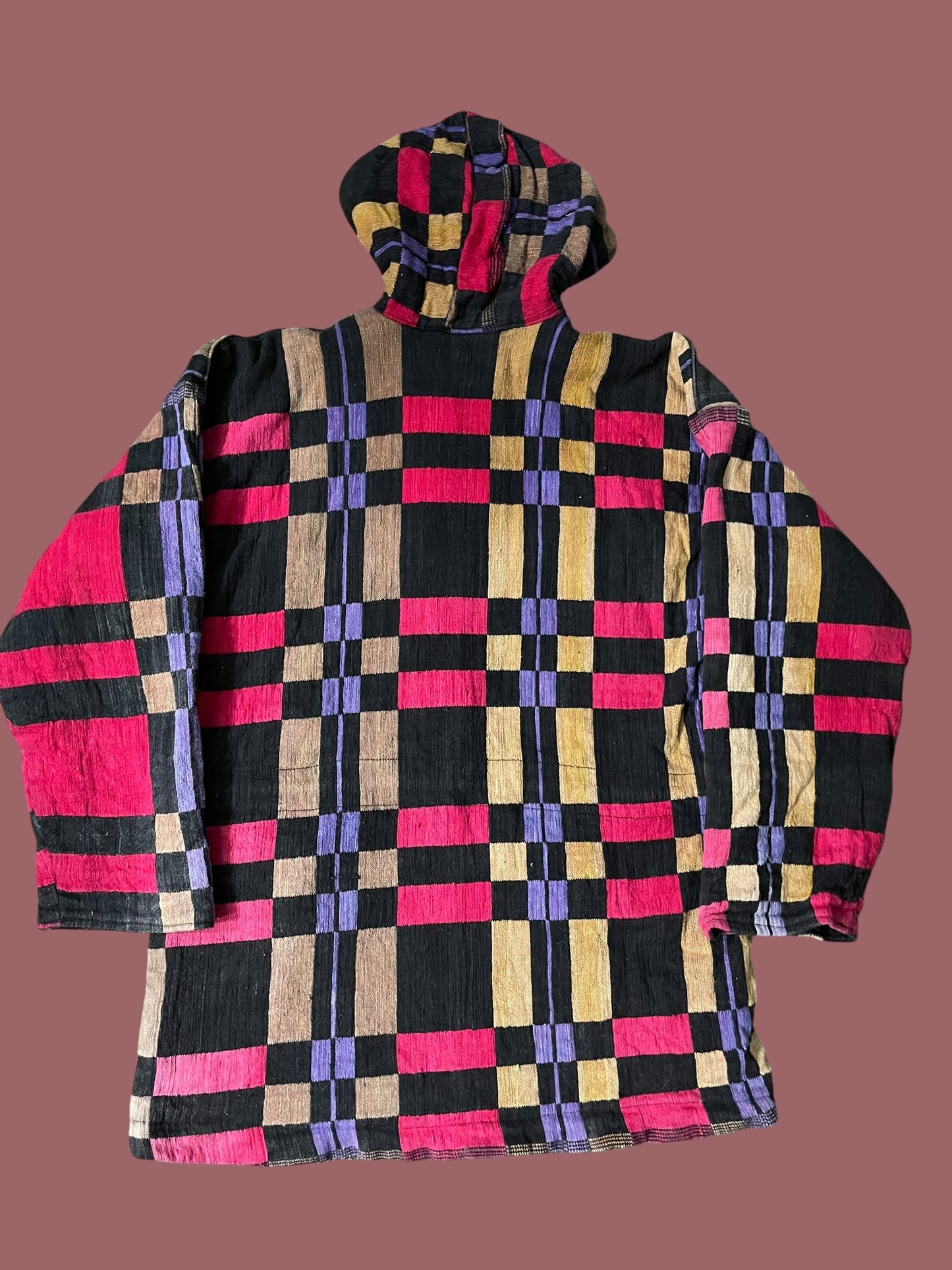 VINTAGE 90s 2 IN 1 MULTI COLOUR JACKET (M/L)