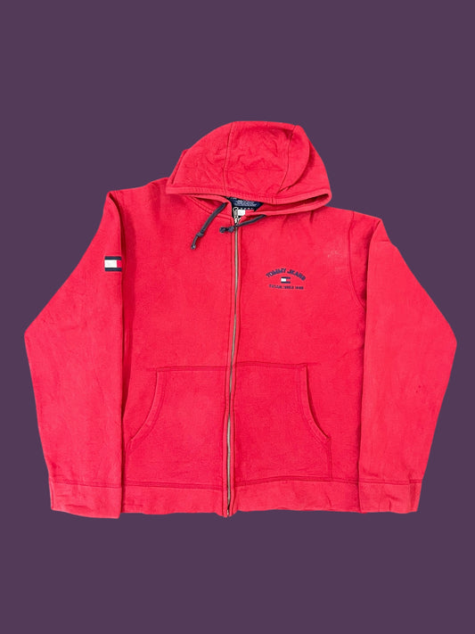 VINTAGE TOMMY ZIP HOODIE (M TO L)