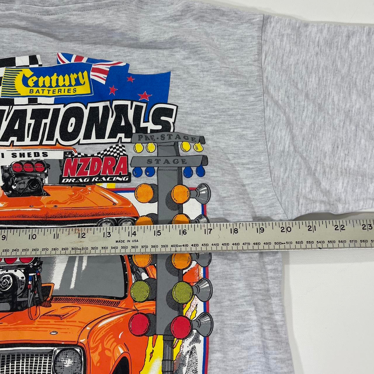 VINTAGE COTTON FORCE GREY NEW ZEALAND NATIONALS T-SHIRT