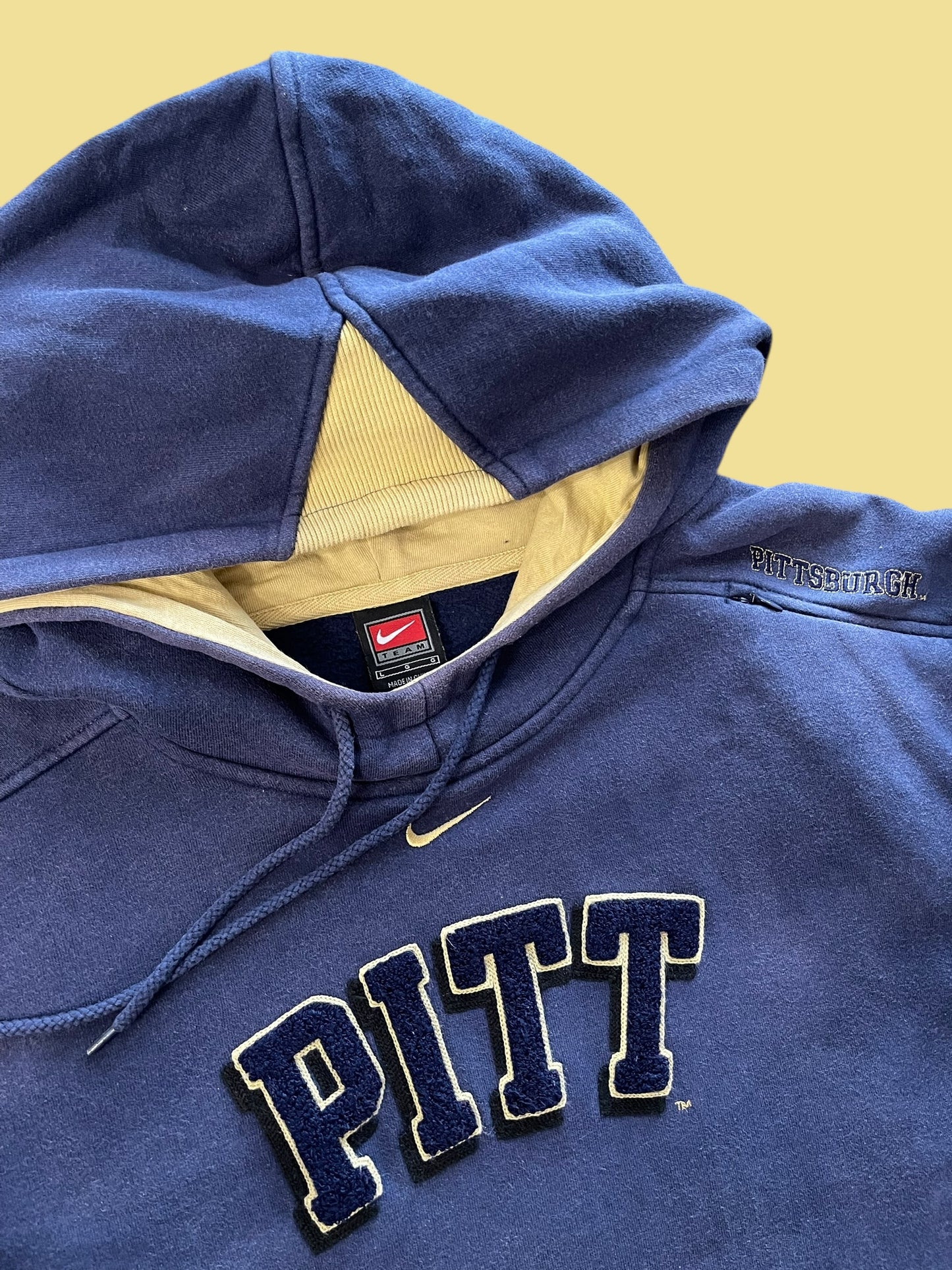 VINTAGE NIKE PITT HOODIE (L TO XL)