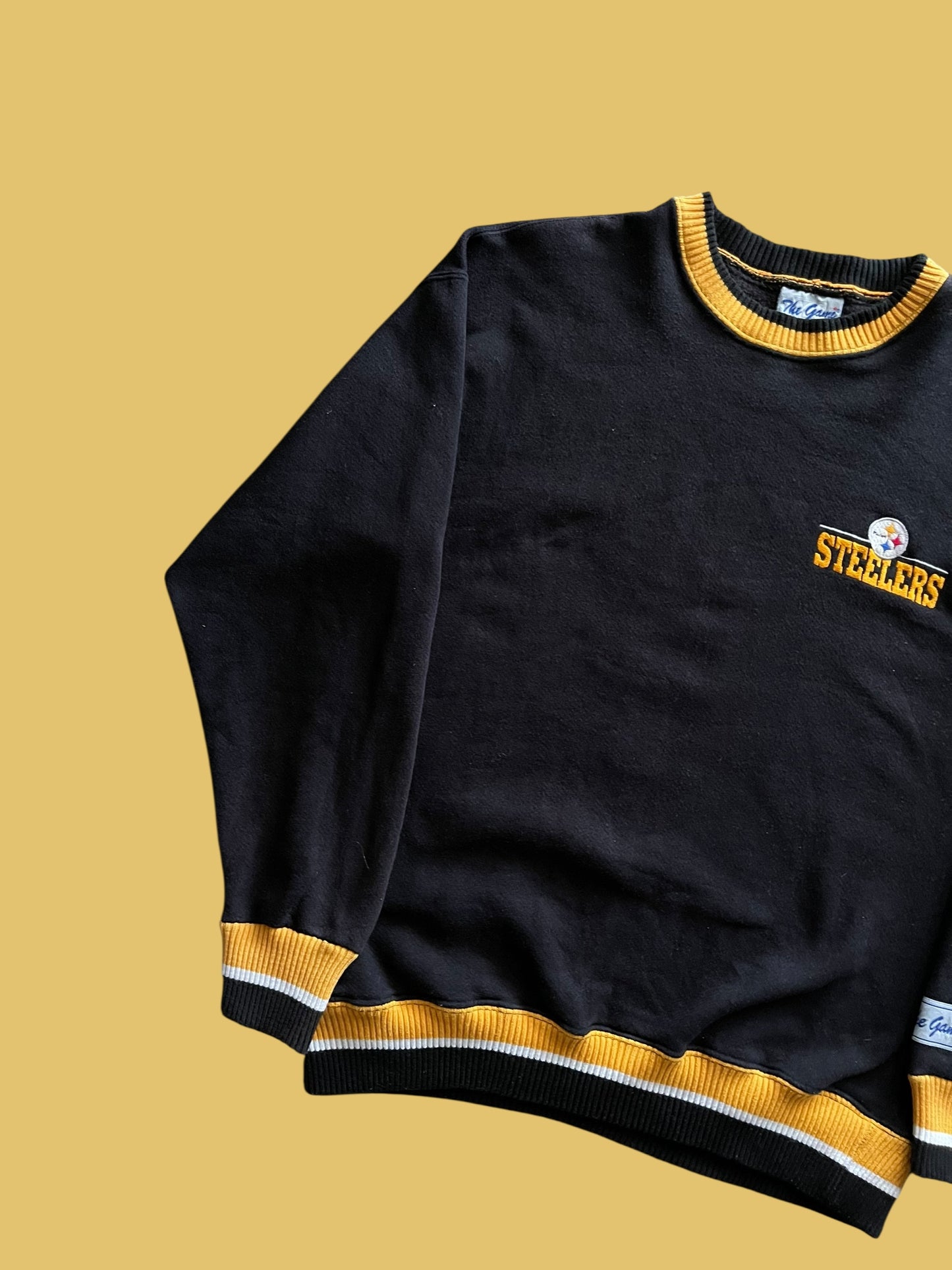 VINTAGE STEELERS CREWNECK BY THE GAME (L)