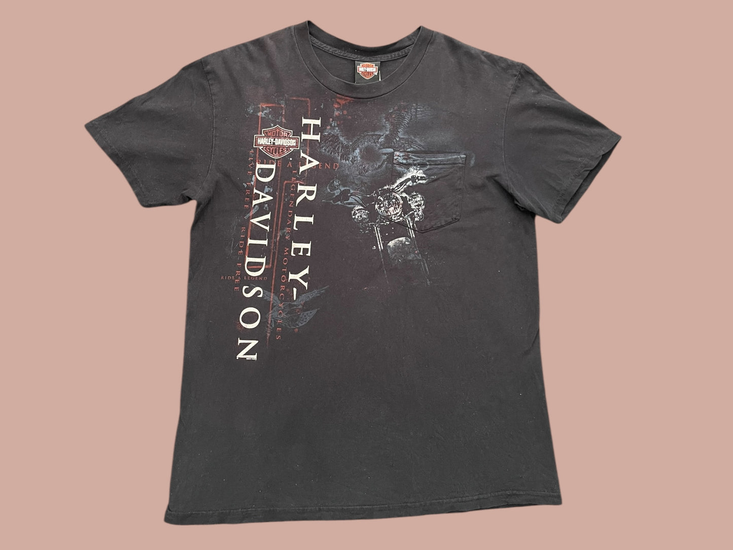 HARLEY DAVIDSON POCKET SHIRT (L)