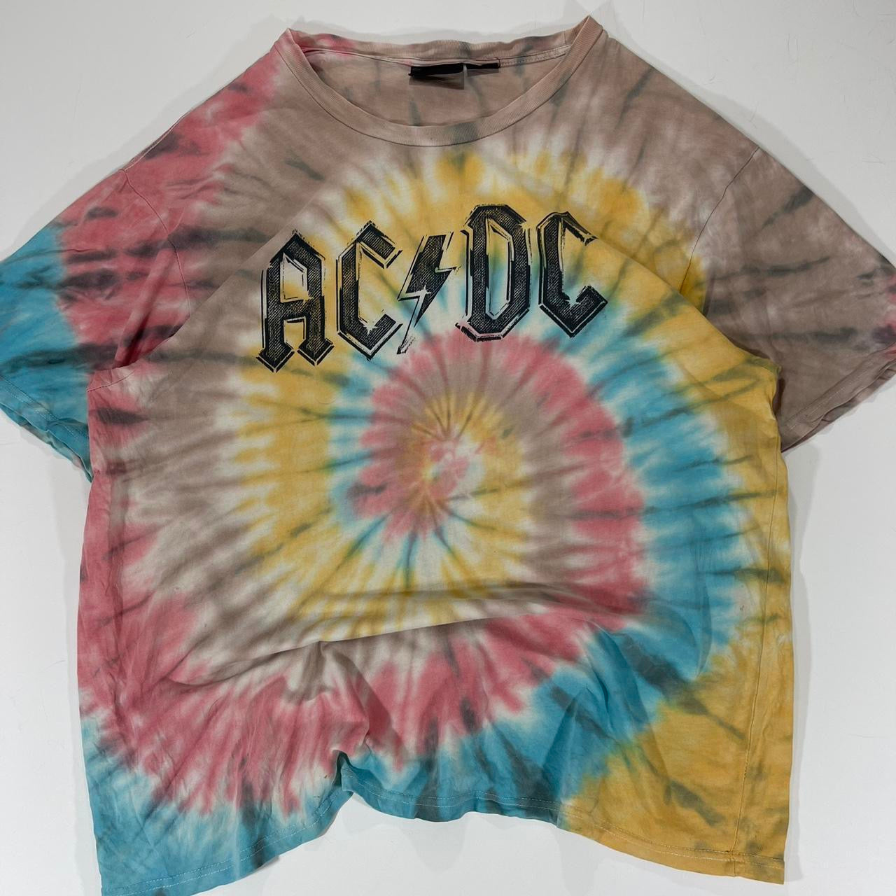 AC/DC TIE-DYE BAND TEE (XL)