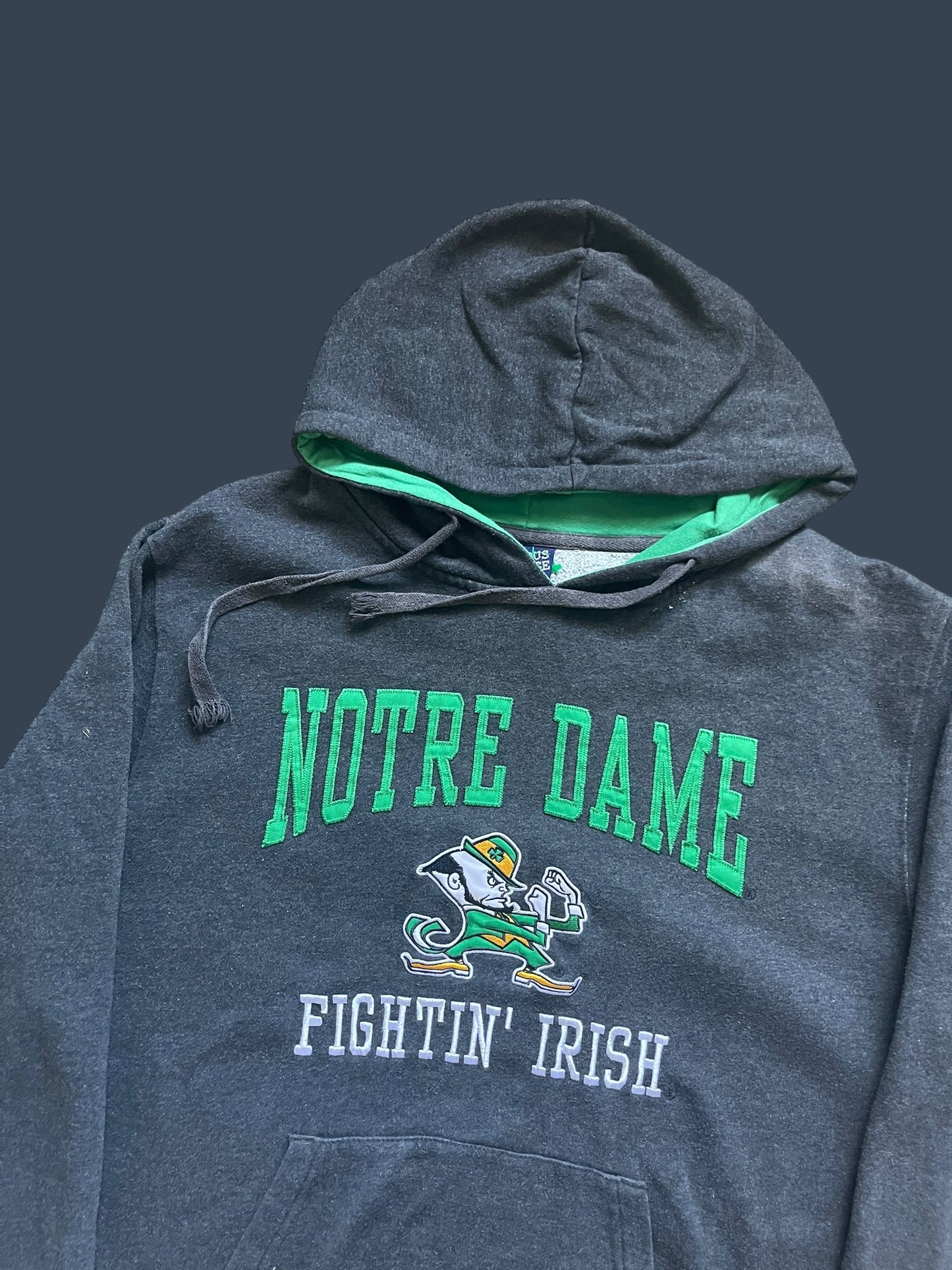 VINTAGE NOTRE DAME HOODIE (L)