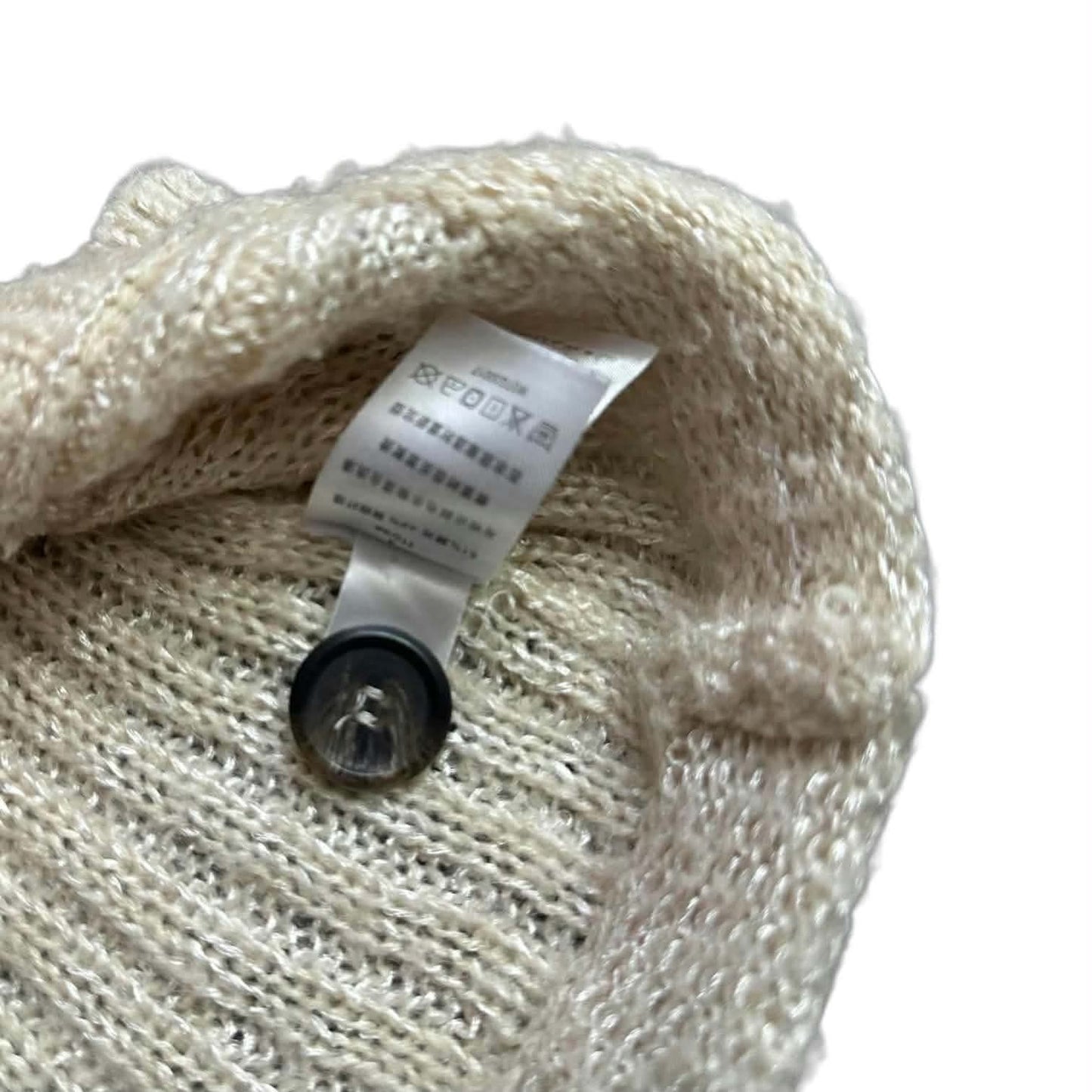 PUMPKIN PATCH CREAM KNIT SWEATER VEST WITH BUTTON AND COLLAR (4 YRS)