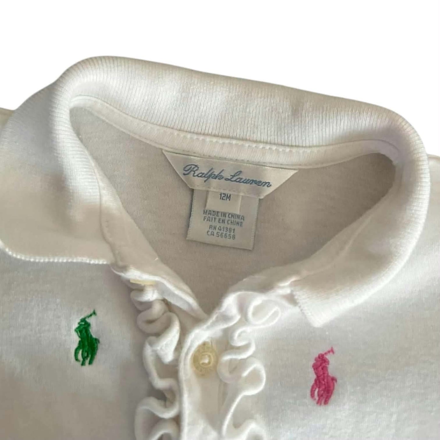 RALPH LAUREN BABY GIRL DRESS (12 MONTHS - S)